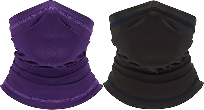 UV Protection Cooling Neck Gaiter Face Mask Scarf for Men - Windproof Neck Cover Bandana Neck Warmer Mask