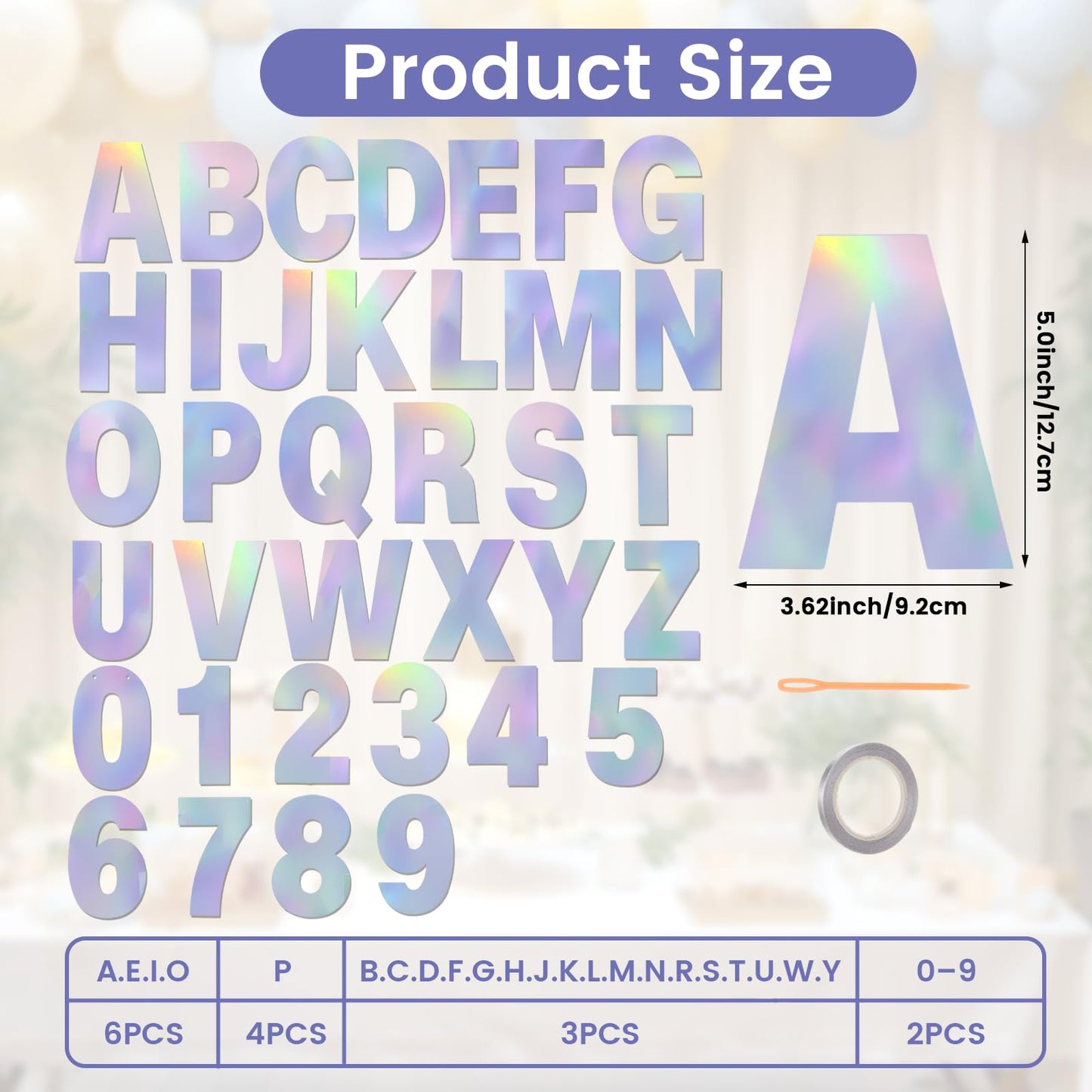 109 Pcs A-Z Custom Banner Kit Laser Silver Glitter Letters and Numbers DIY Make Your Own Banner Personalized Customizable Birthday Graduation Wedding Baby Shower Congratulations Banners Party Decorations