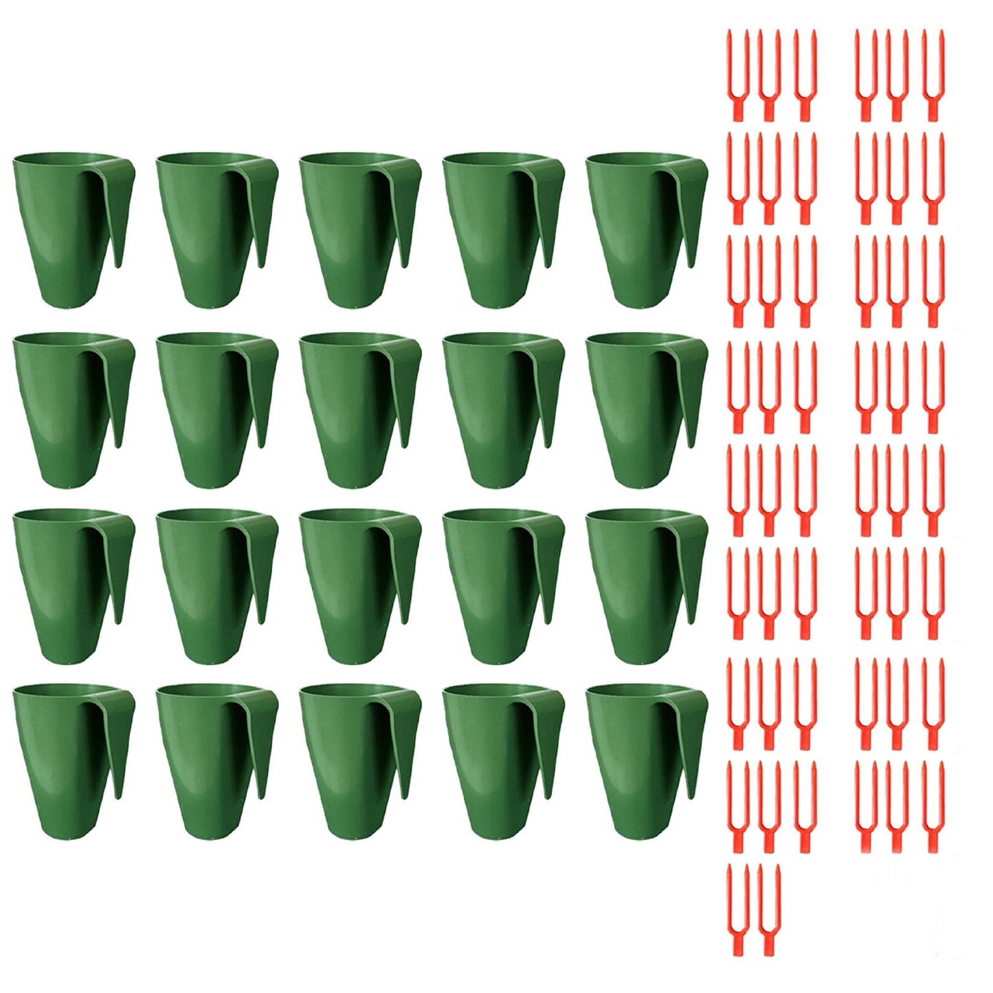 ordinarYone Breathable Strawberry Propagation Cups with Runner Forks for Root Rot and Promoting Growth in High Hu