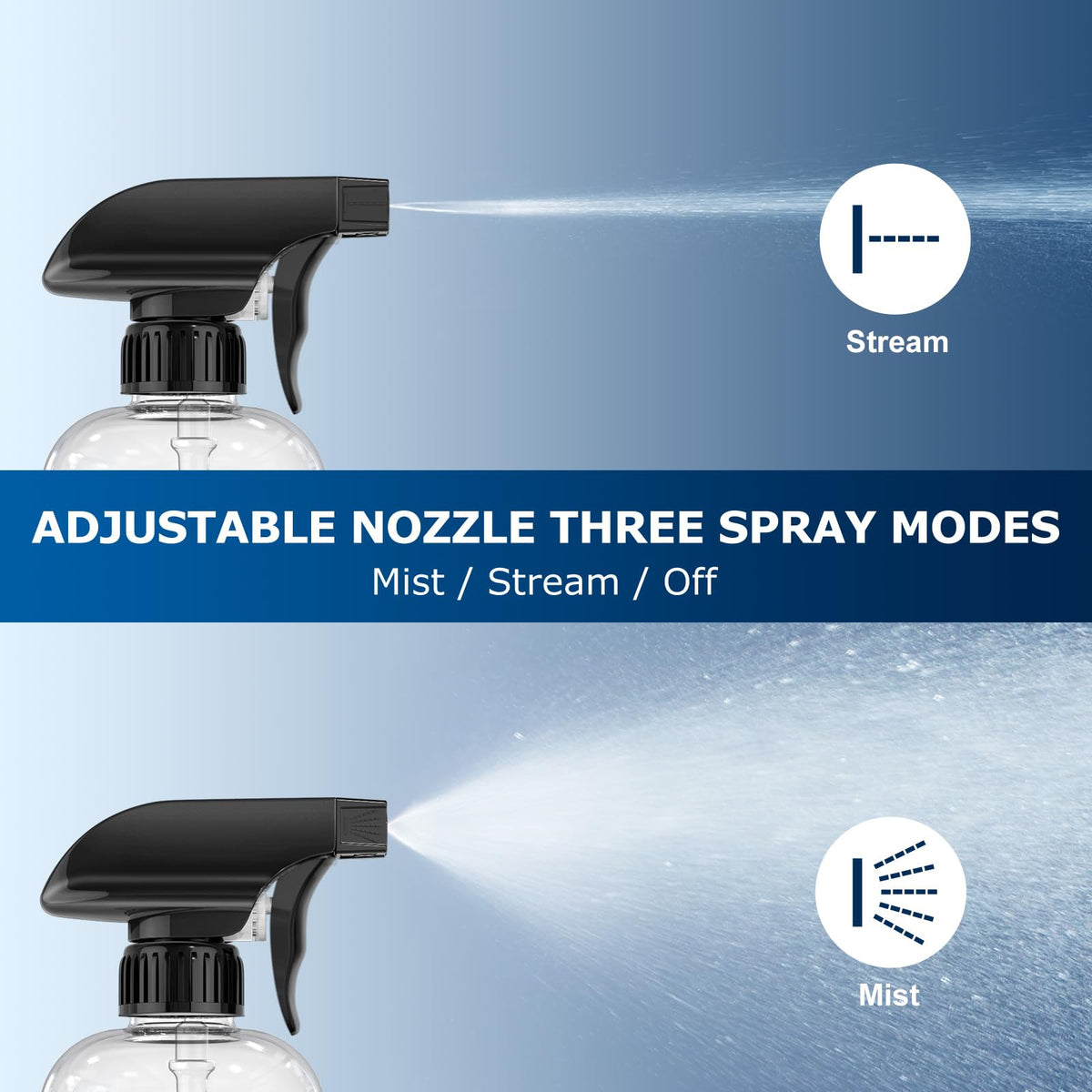 15oz Graduated Spray Bottles (4 Count)