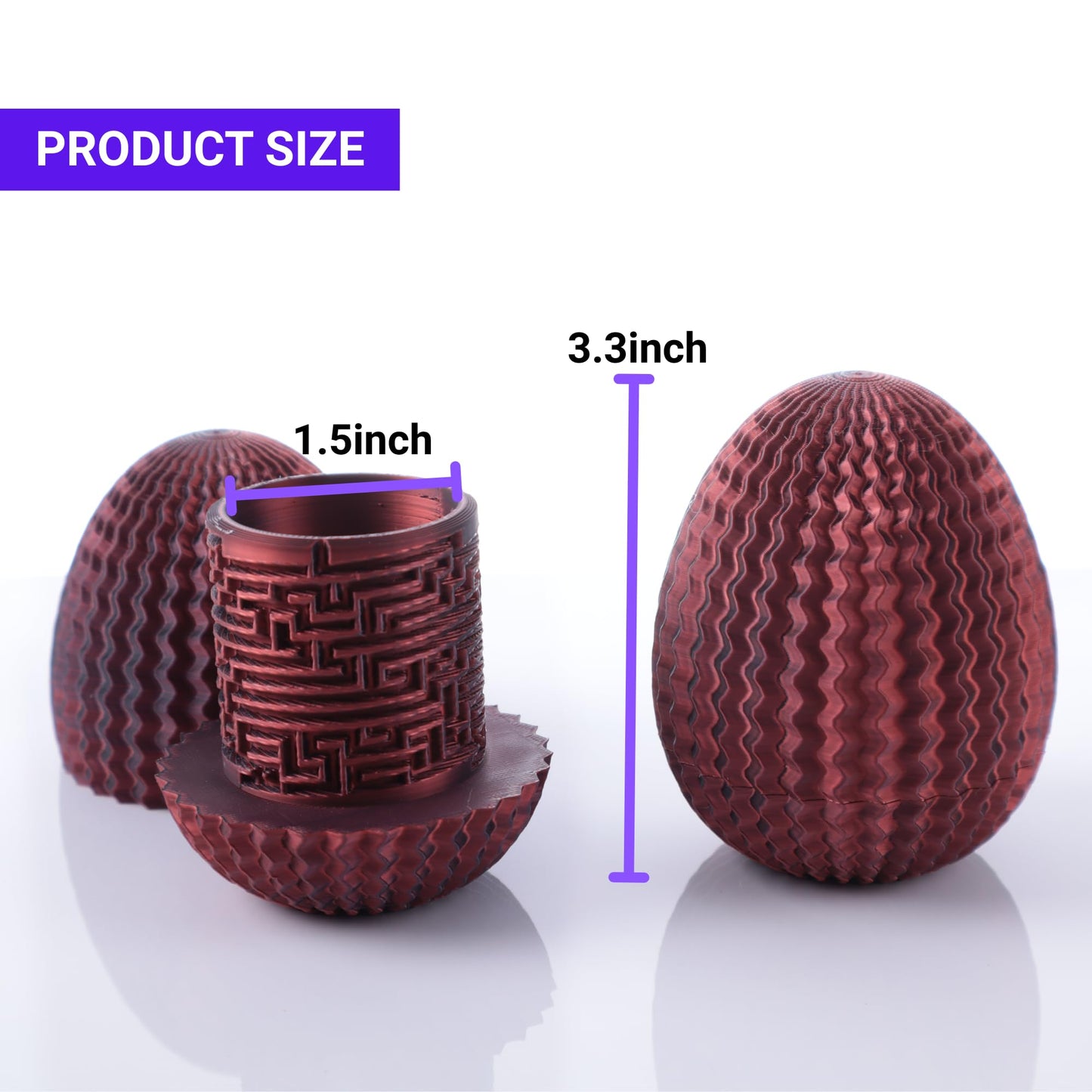 Maze Egg Money Puzzle Gift Box: Available in 4 Unique Internal Designs - Secret Cash Holder & Surprise Gift Container for Easter, Birthday, Wedding - Fun Brain Teaser Toy for Kids & Adults