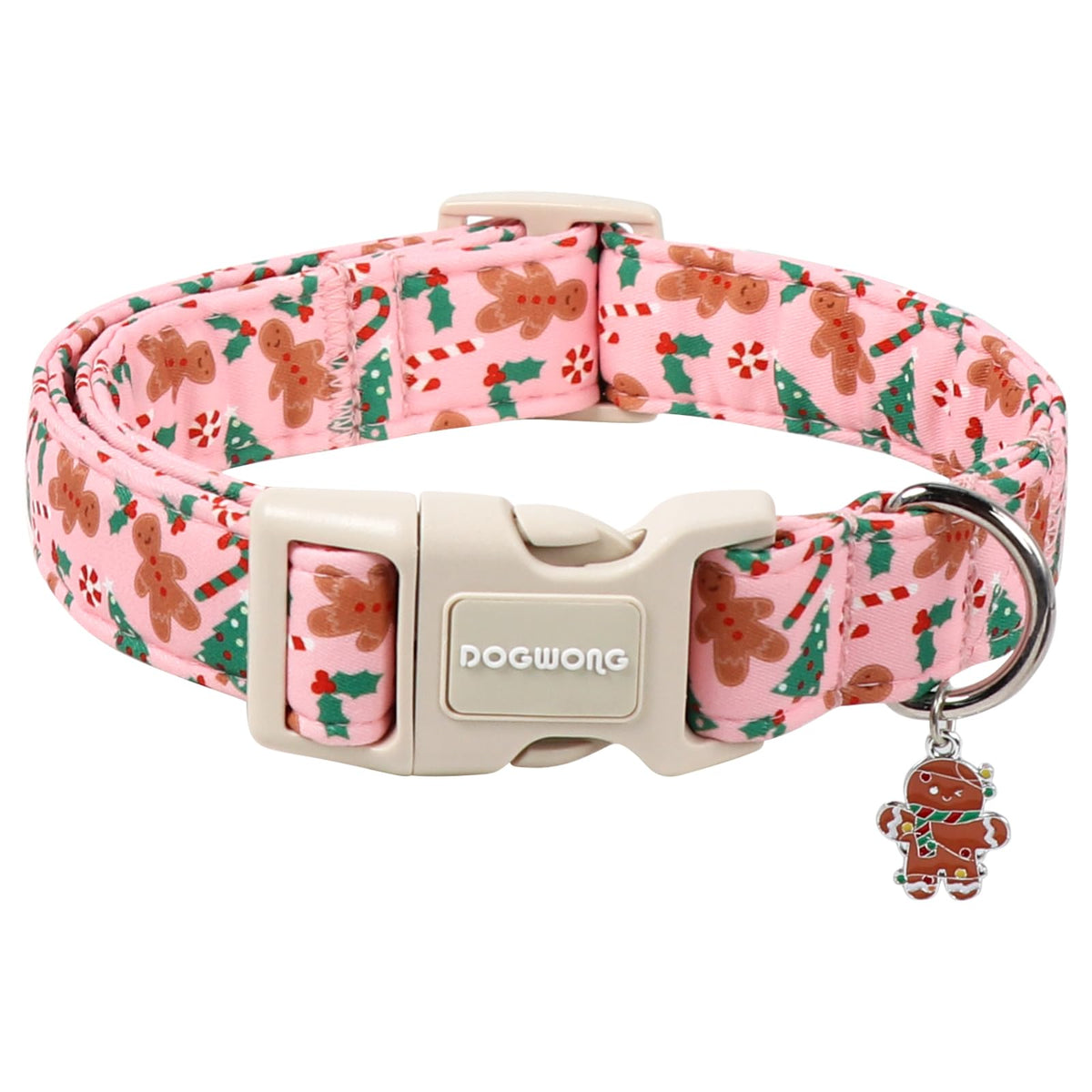 DOGWONG Fall Dog Collar- Pink Halloween Dog Collars Adjustable Classic Halloween Dog Collar for Small Medium Large Dogs S