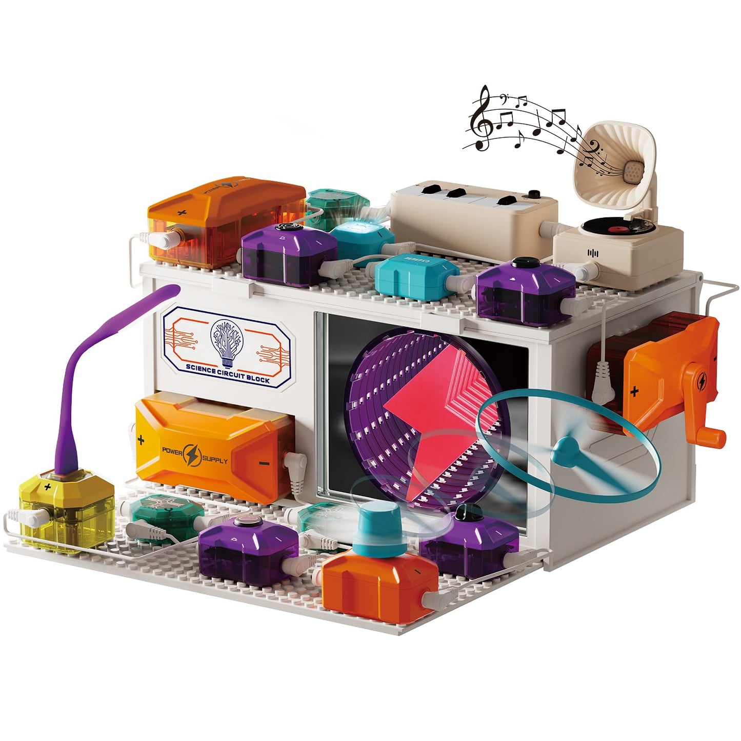 Dollox Science Kits for Kids, Electrical Circuit Exploration Kit with 380+ Projects, Educational Electronics Toy for Boys and Girls, Perfect for Christmas Stocking Stuffers and Birthday Gifts