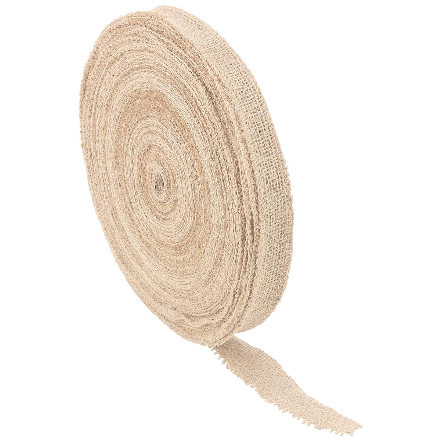 SENJEOK 82 Yard 1 Inch Burlap Ribbon Roll, Jute Fabric Crafts Ribbon for Art, DIY Crafts, Decoration