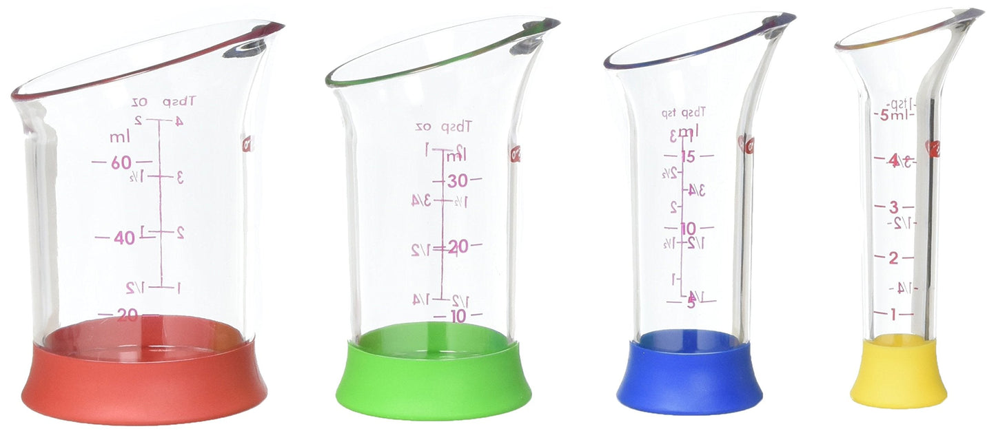 OXO Good Grips 4-Piece Mini Measuring Beaker Set