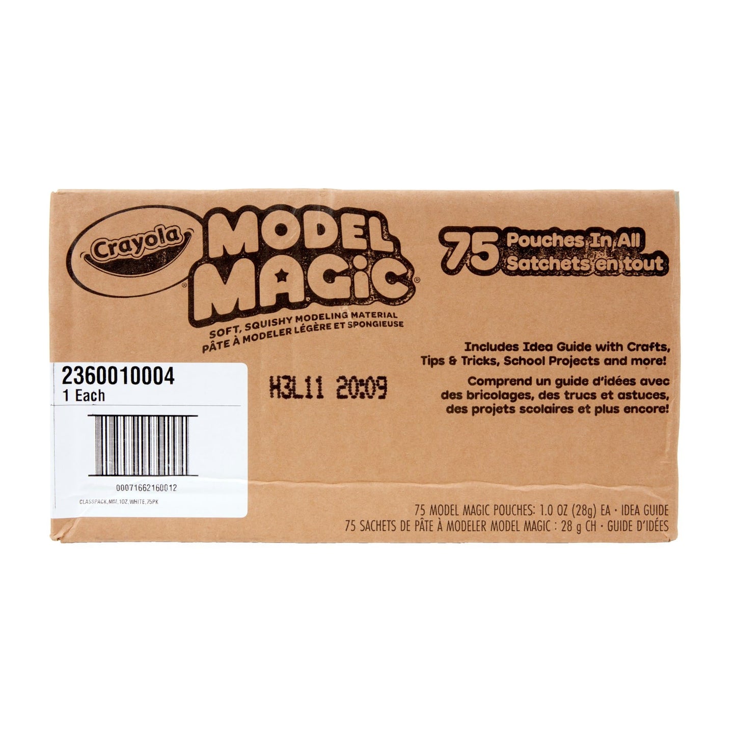 Crayola Model Magic - White (75ct), 1oz Modeling Clay Alternative, Molding Air Dry Clay for Kids, Spring Craft Supplies