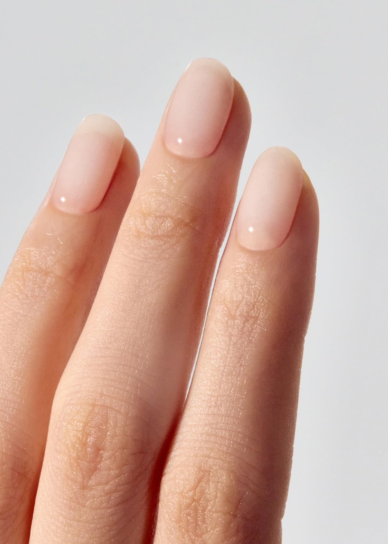 ohora Semi Cured Gel Nail Strips (N Coconut Jelly) - Works with Any Nail Lamps, Salon-Quality, Long Lasting, Easy to Apply & Remove - Includes 2 Prep Pads, Nail File & Wooden Stick