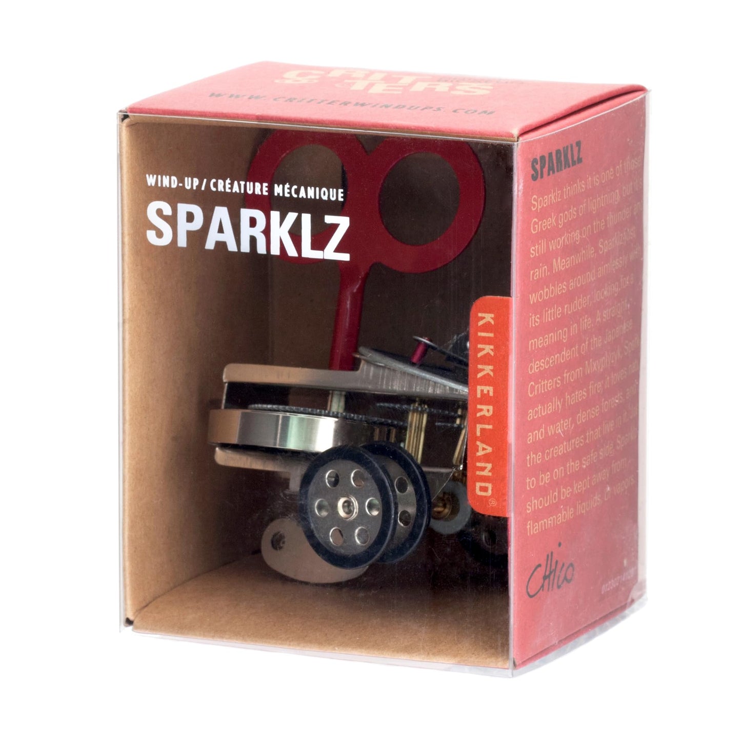 Kikkerland Sparklz Wind Up Gear Box