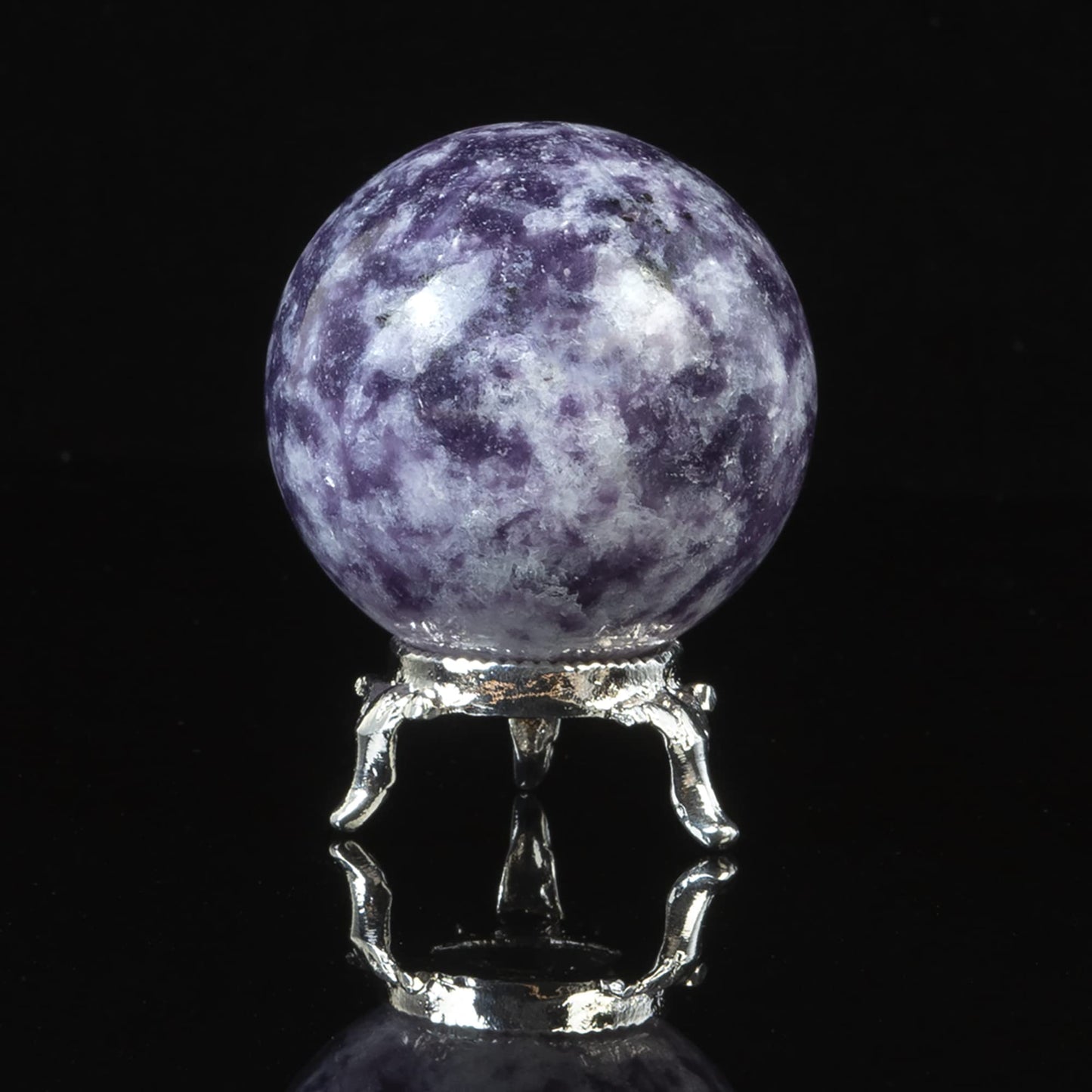 Crocon Lepidolite Gemstone Crystal Sphere Ball for Reiki Healing Aura Cleansing Home & Office Decorative Gift Size : 30-40mm