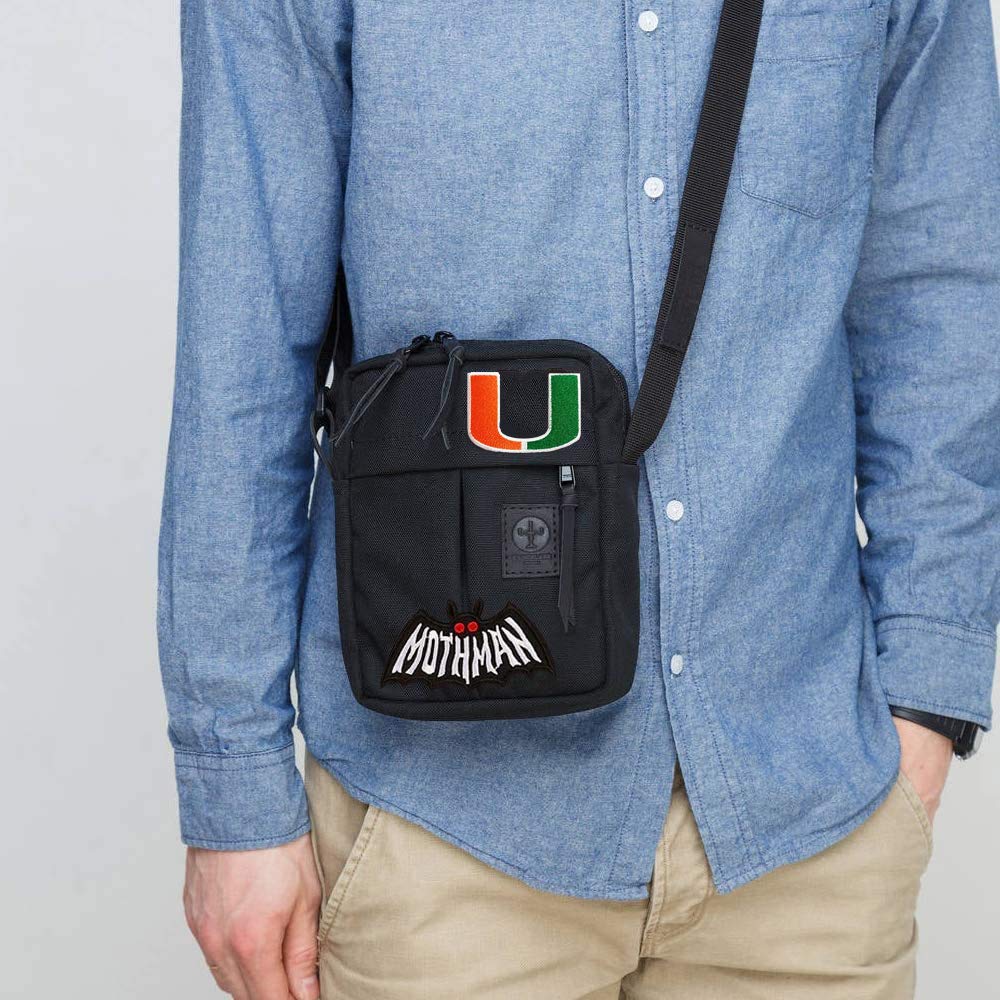 5Pcs Iron On Sew On Patch for Miami Hurricanes Embroidered Decoration Patches for Jeans Jacket Clothing Handbag Shoes Caps (2.4'')