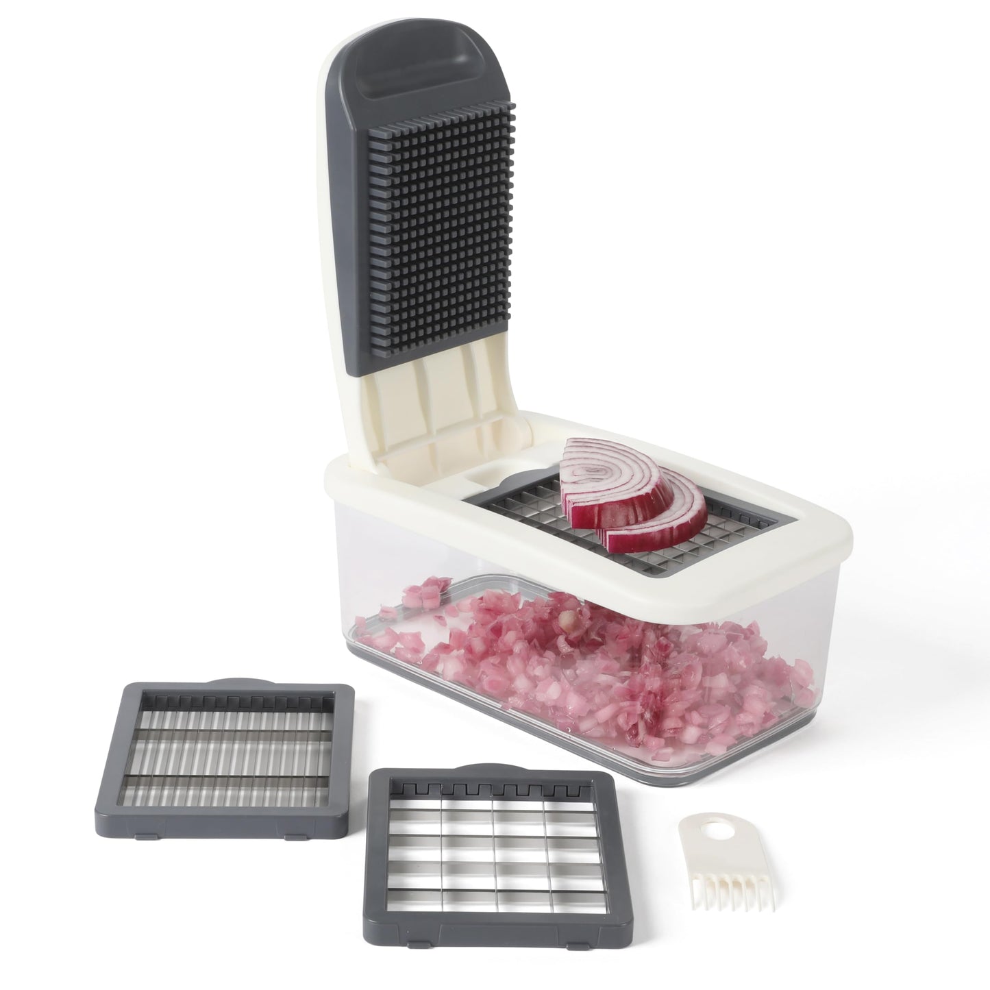 Calphalon Aero 5 in 1 Vegetable Chopper and Dicer, Food Chopper with Container