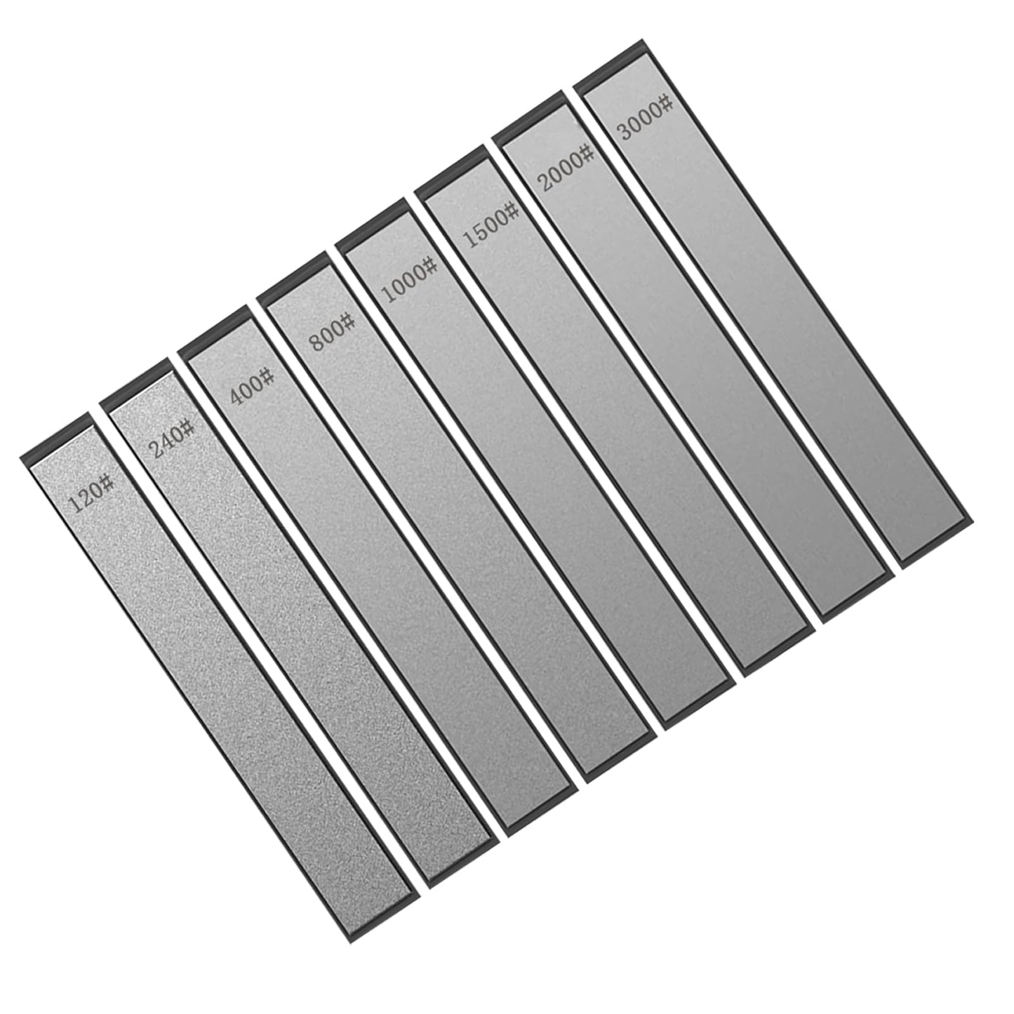 8 Pcs Diamond Sharpening Stones Set, diamond knife sharpening stone with a Non-Slip Base for Ruixin Sharpener