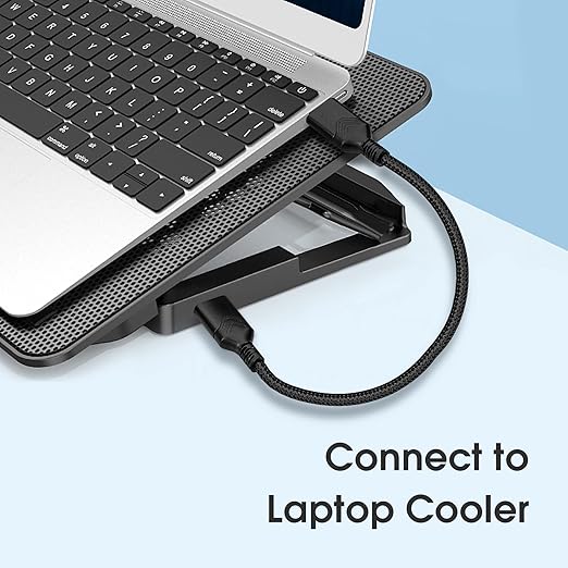 ROFICORD USB 3.0 Male to Male Cable, USB A to USB A High Speed Data Cord Compatible with Hard Disk Drive/Laptop Cooler/Set-top Box/DVD Player/TV/Camera and More (2 FT, Blue)