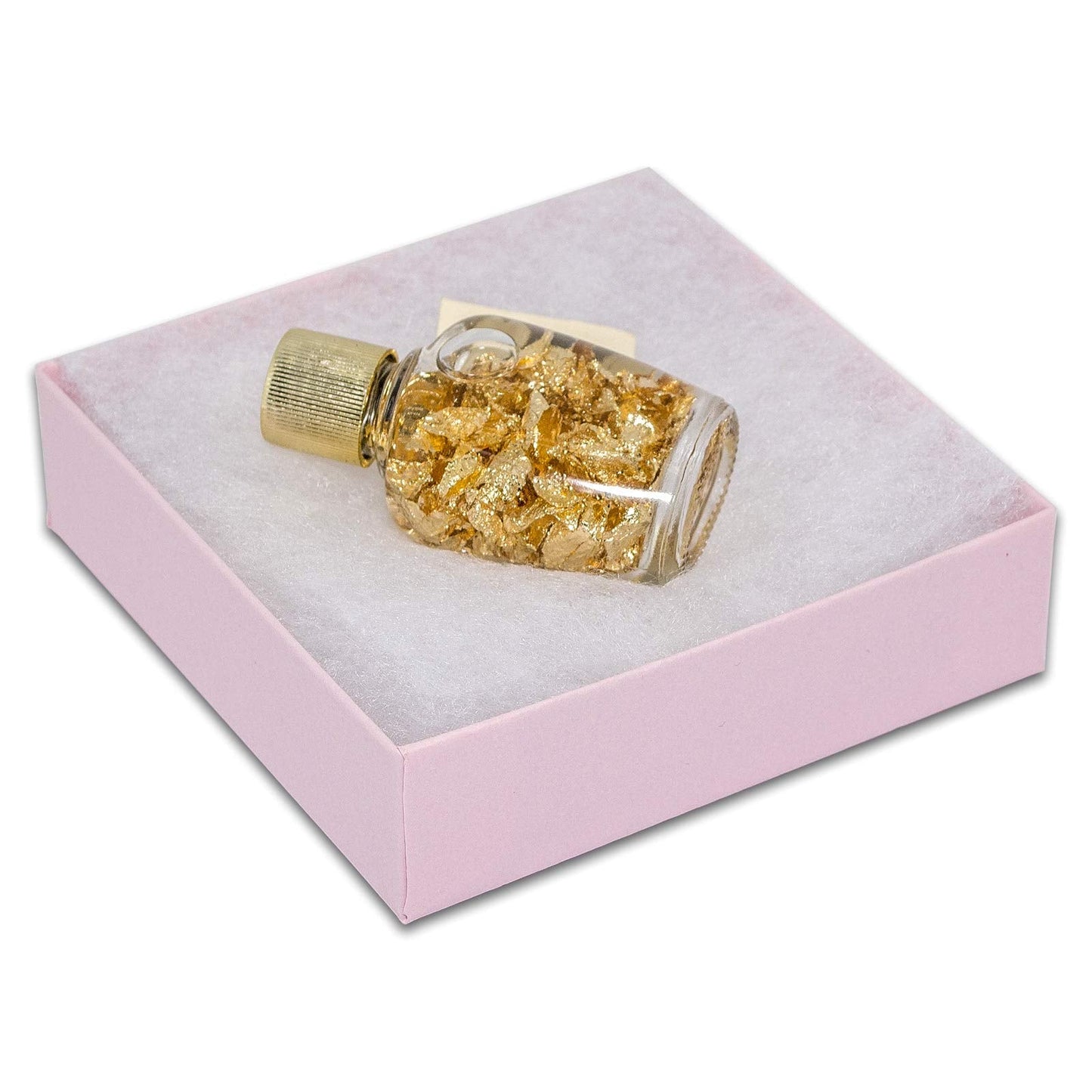 TheDisplayGuys - 25-Pack #33 Cotton Filled Cardboard Paper Jewelry Boxes Gift Case - Pastel Pink (3.5" x 3.5" x 1.0") - for Shipping or Storage
