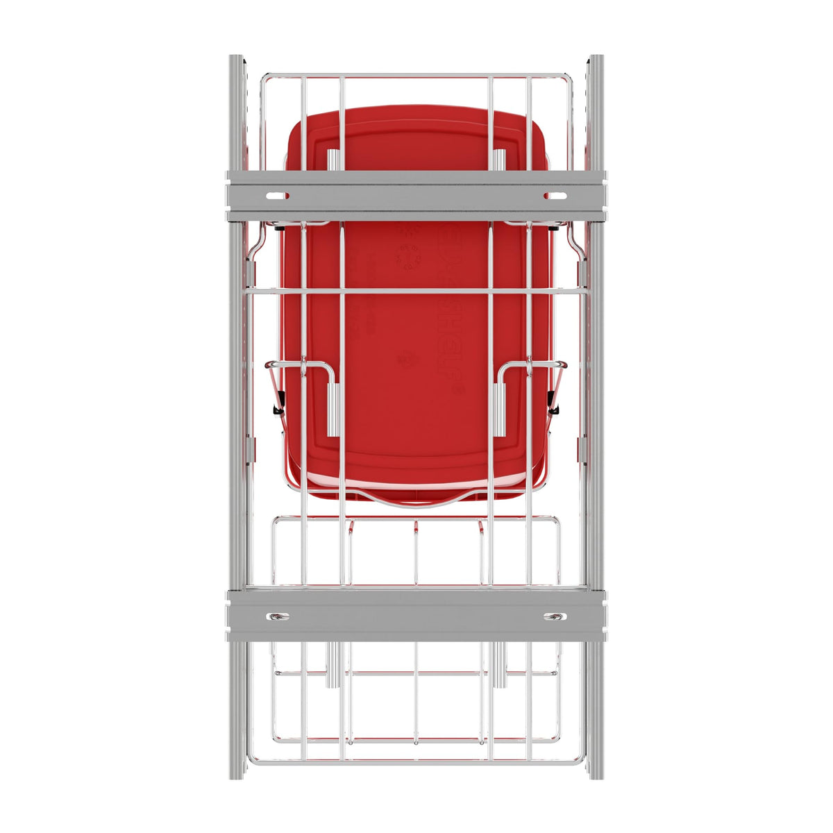 Pullout Trash Can for Kitchen Cabinets 35 Qt Garbage Waste Recyling Bin with Full Extension Slides