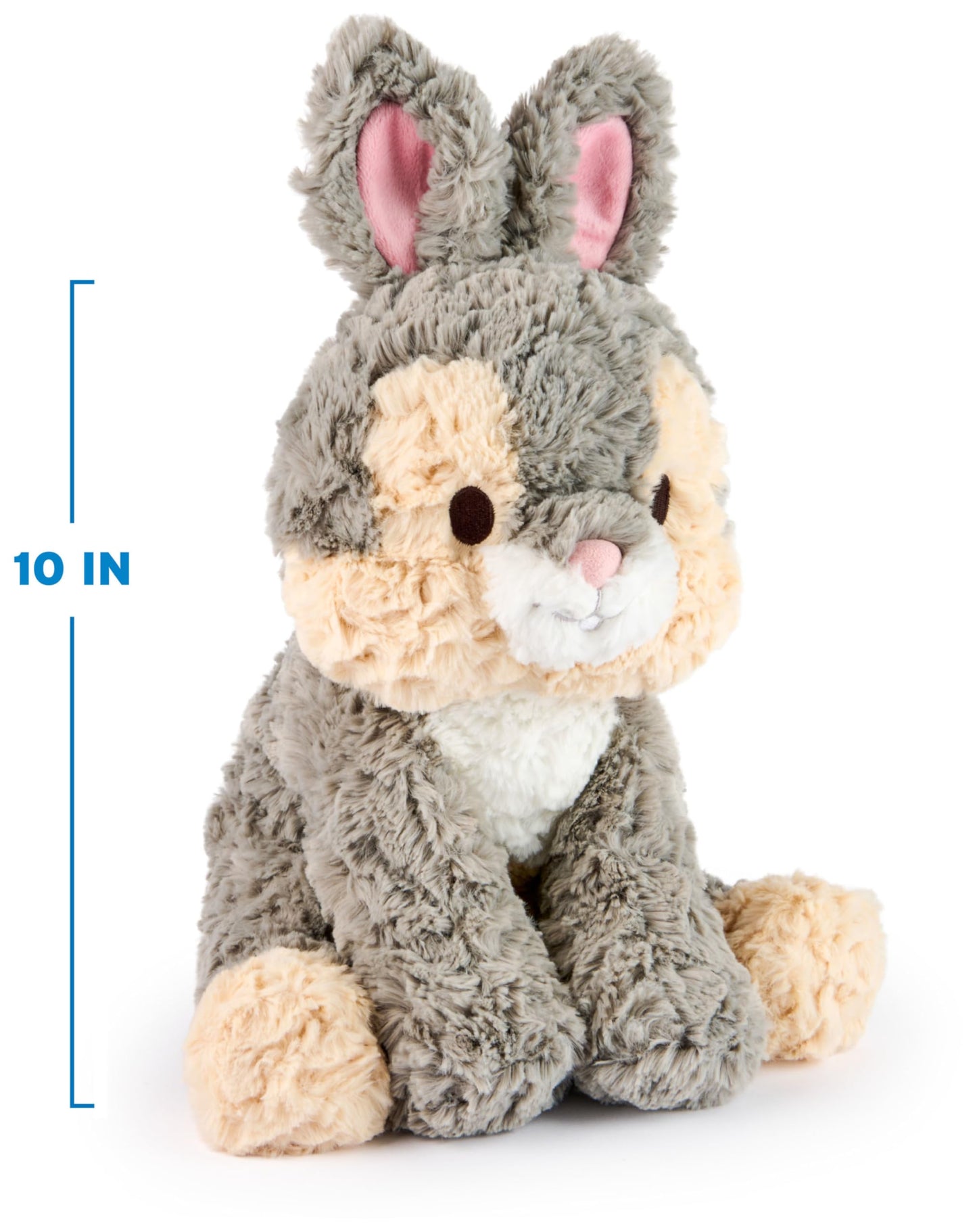GUND Disney Official Thumper Plush, Disney Cozys Collection, Bambi Toys, Bunny Rabbit Stuffed Animal for Ages 1 and Up, Gray, 10”