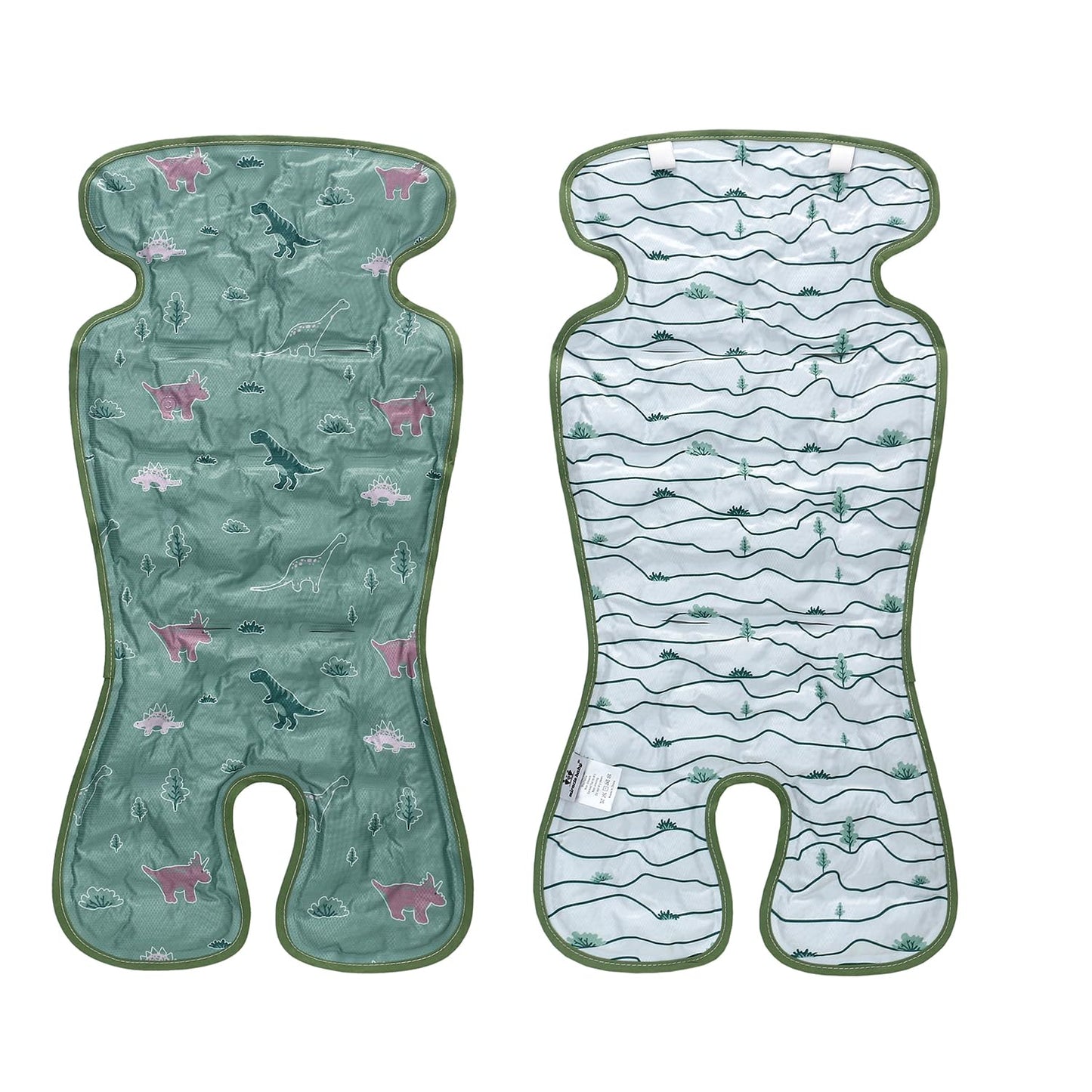 Miracle Baby Gel Car Seat Cooling Pad, Reversible Cooler Mat for Stroller, Summer Seat Liner for Babies(1-Pack)