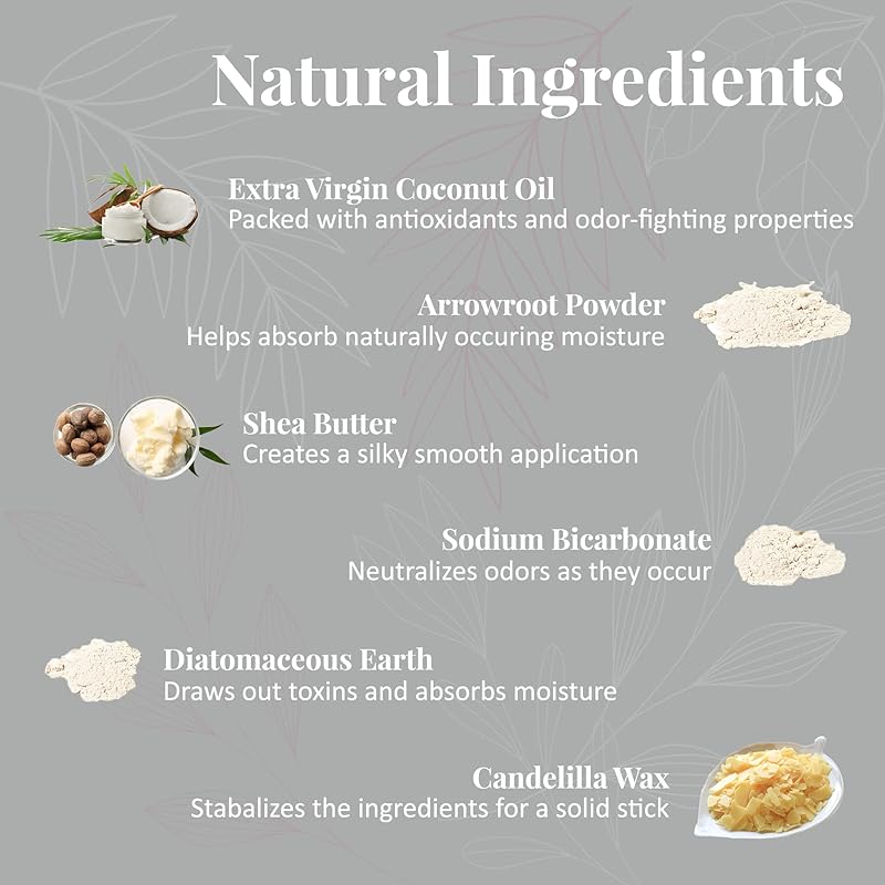 J&L Naturals Aluminum Free Deodorant for Men & Women | 100% Natural Ingredients With Coconut Oil, Shea Butter, & Essential Oils | Sustainable, Eco-Friendly (Strawberry & Vanilla, 3.0 Oz (Single))