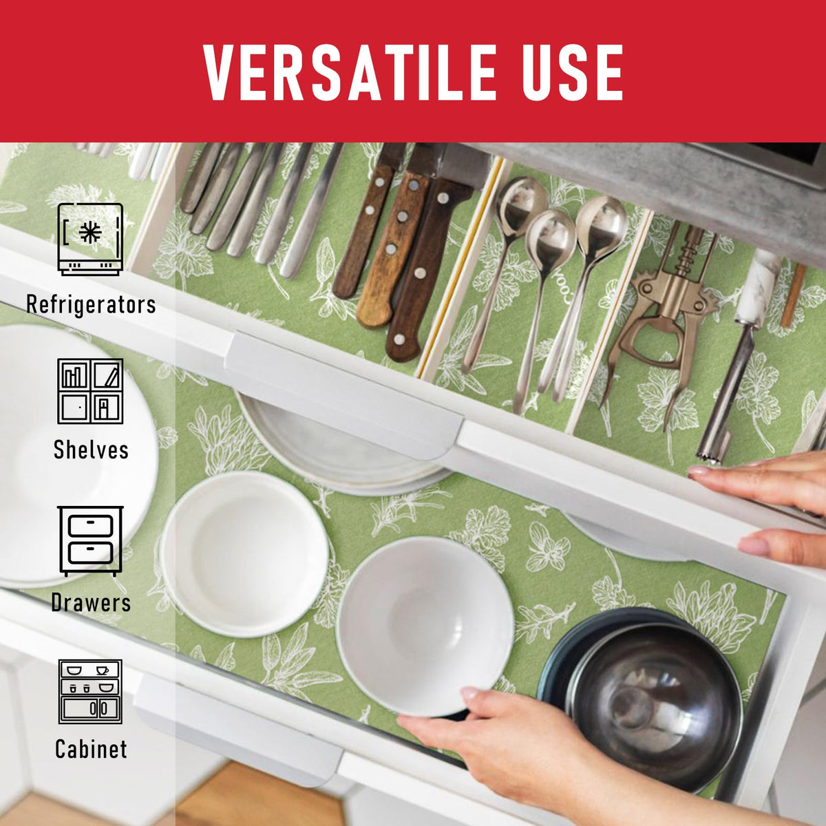 Large Fridge Liners for Refrigerator (43 Sq Ft)