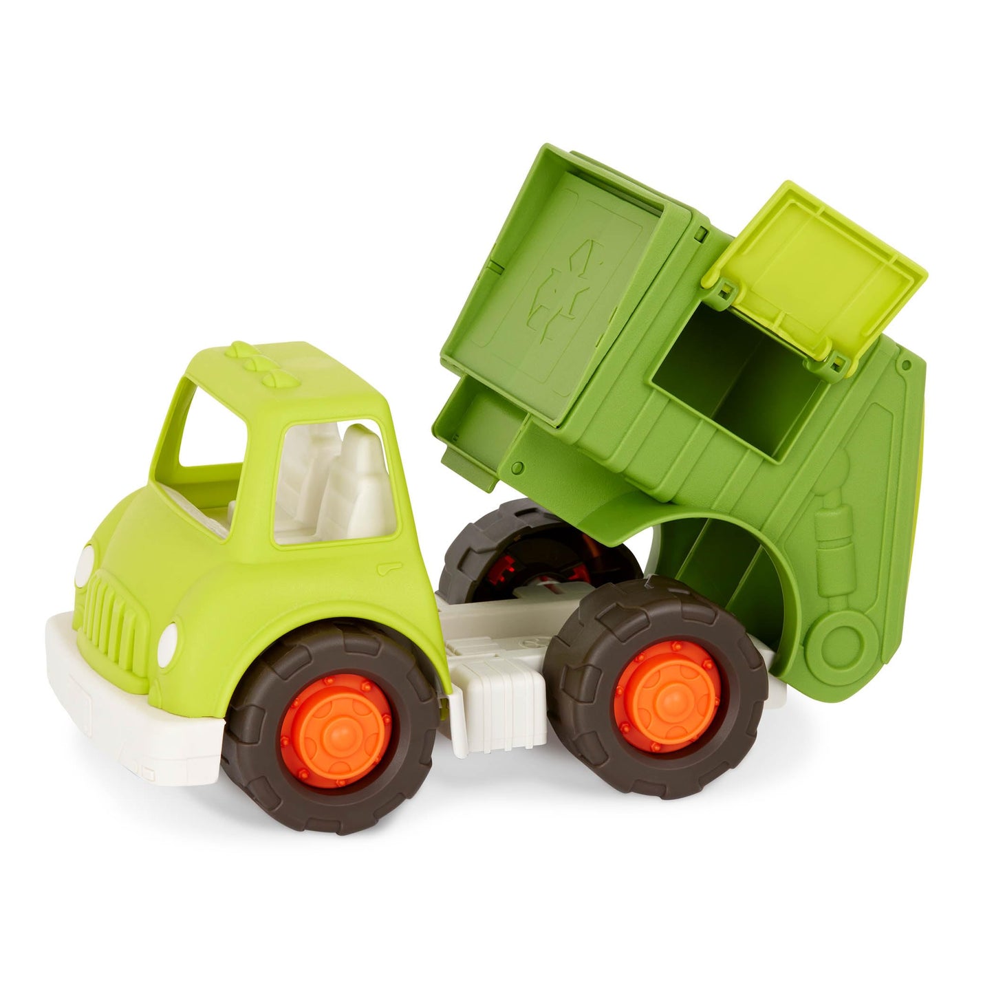 Battat – Wonder Wheels – Recycling Truck – 3 Compartments for Waste Management – Vehicle for Toddlers – Recyclable – 1 Year +