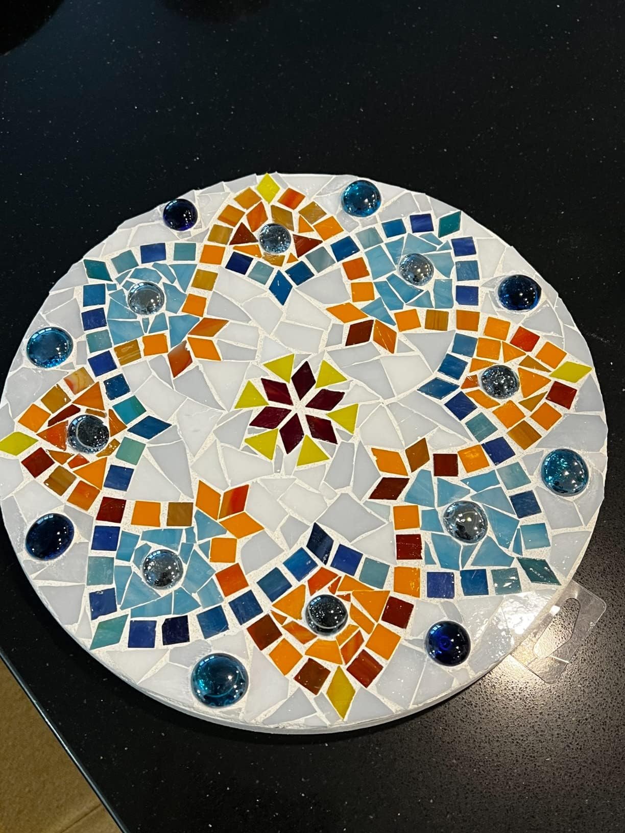4 Shapes Mixed Glass Mosaic Tiles,Square+Diamond+Triangle+Rectangle 220 PCS Stained Glass Mosaic Pieces for Handmade Art Crafts and Home Decoration (Violet)