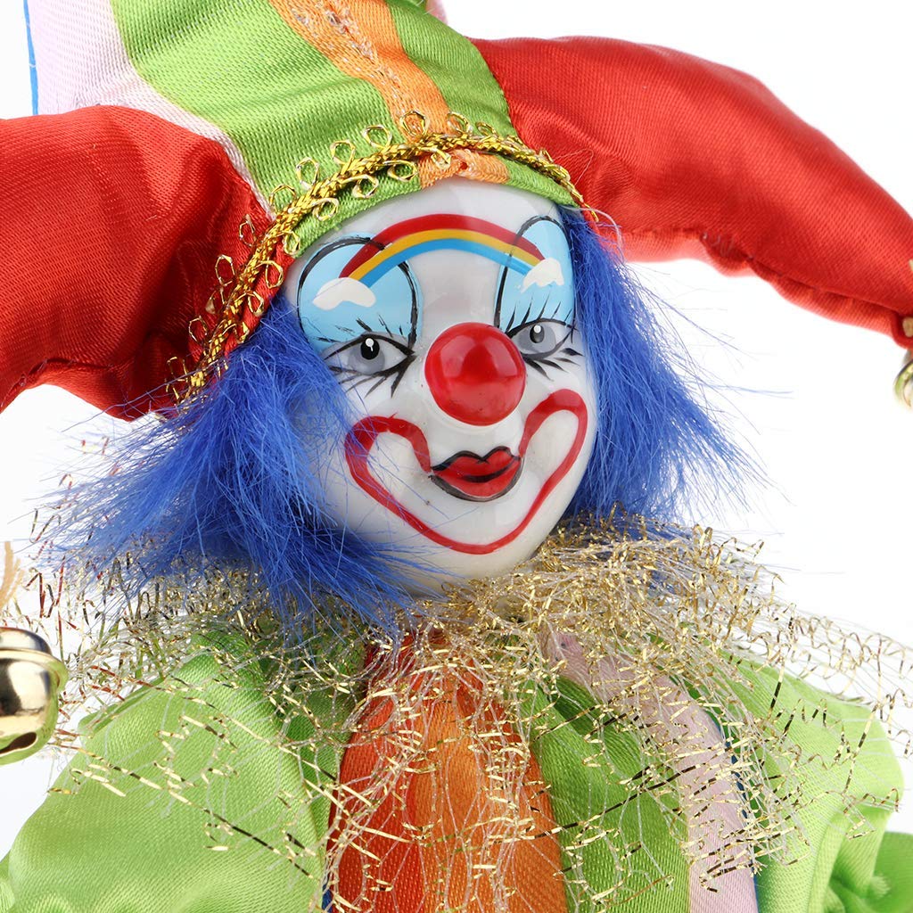 KODORIA Clown Doll Clown Figure Doll Halloween Ornaments Home Table Desk Top Decor - #6