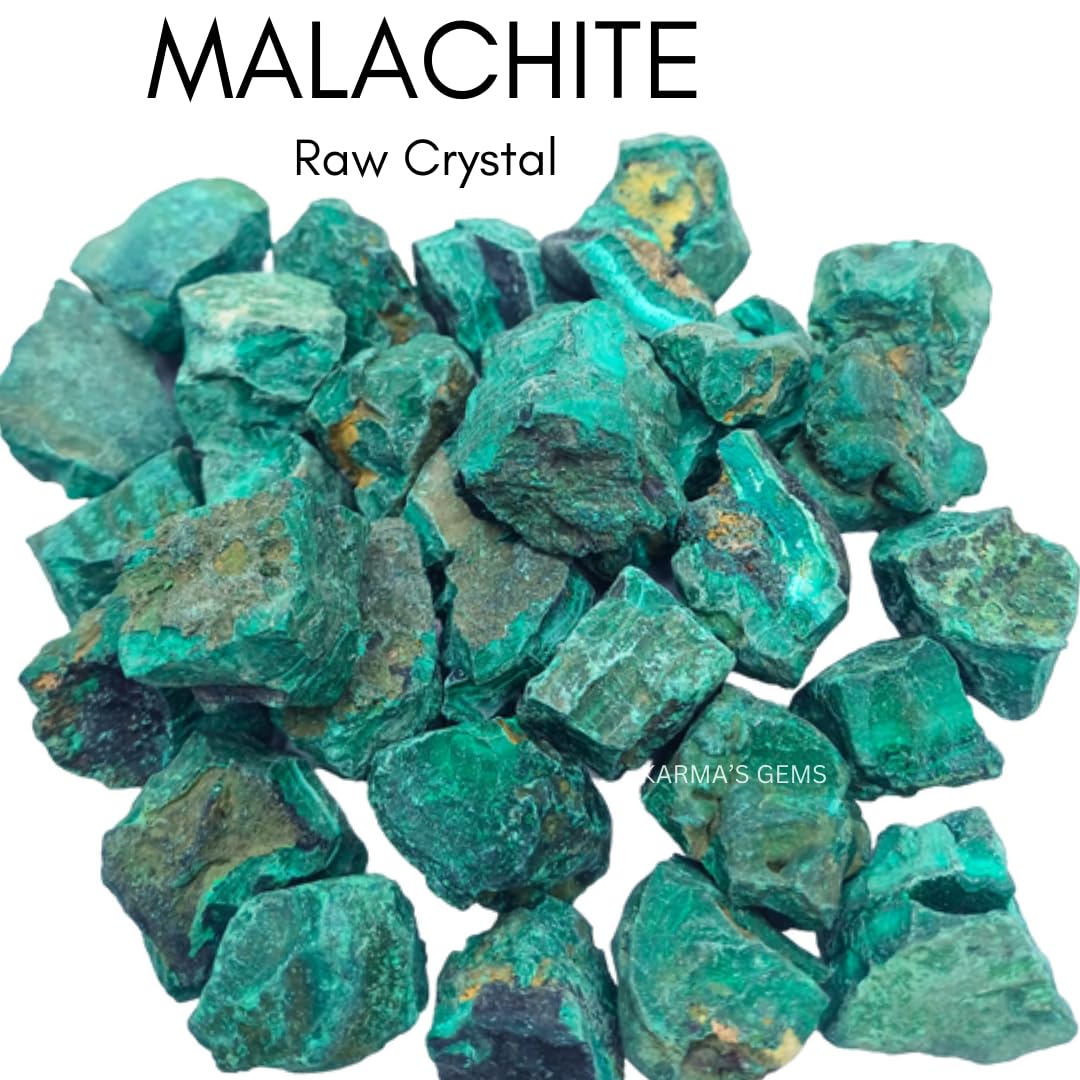 Crystals, Rocks, Jade, Crystals and Healing Stones, Witchcraft Supplies, Healing Crystals, Stones, Healing Stones, Rock Collection, Agate, Raw Stones (Malachite, 2 Pcs)