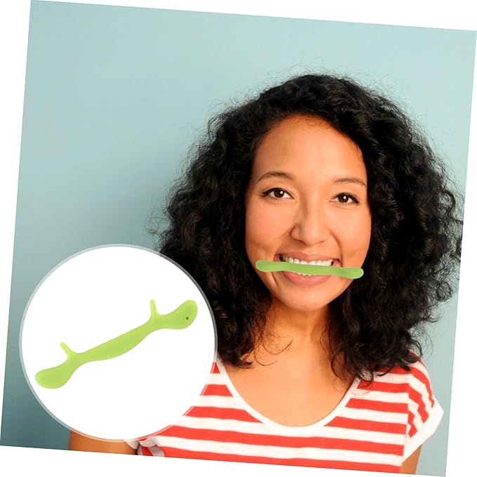 NOLITOY 2pcs Smile Trainer Facial Exercisers Safe Silicone Mouth Muscle Trainer for Face Cheek and Chin Toning Wrinkle Reduction and Overall Facial Shape Enhancement