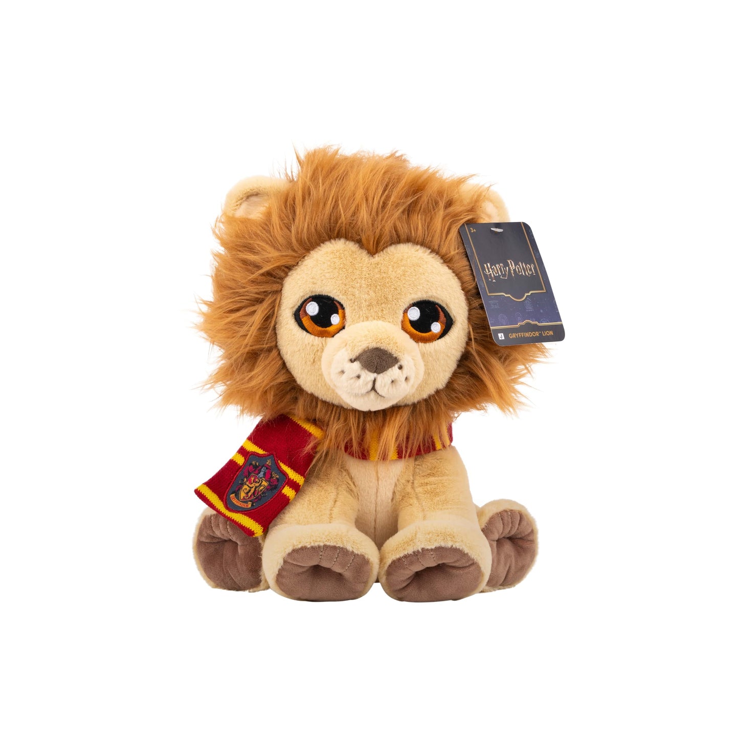 Jazwares Warner Bros. Discovery Harry Potter 10-Inch Gryffindor Lion Plush - Super-Soft and Huggable Plush Toy - Official Licensed Plush - All Ages
