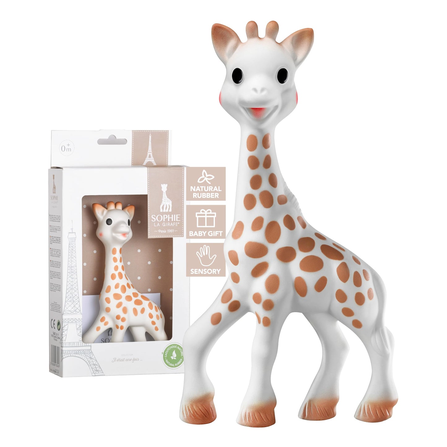 Sophie la Girafe | Born in Paris | Since 1961 | Gift Ready Packaging | (616400) | Includes Authenticator Feature