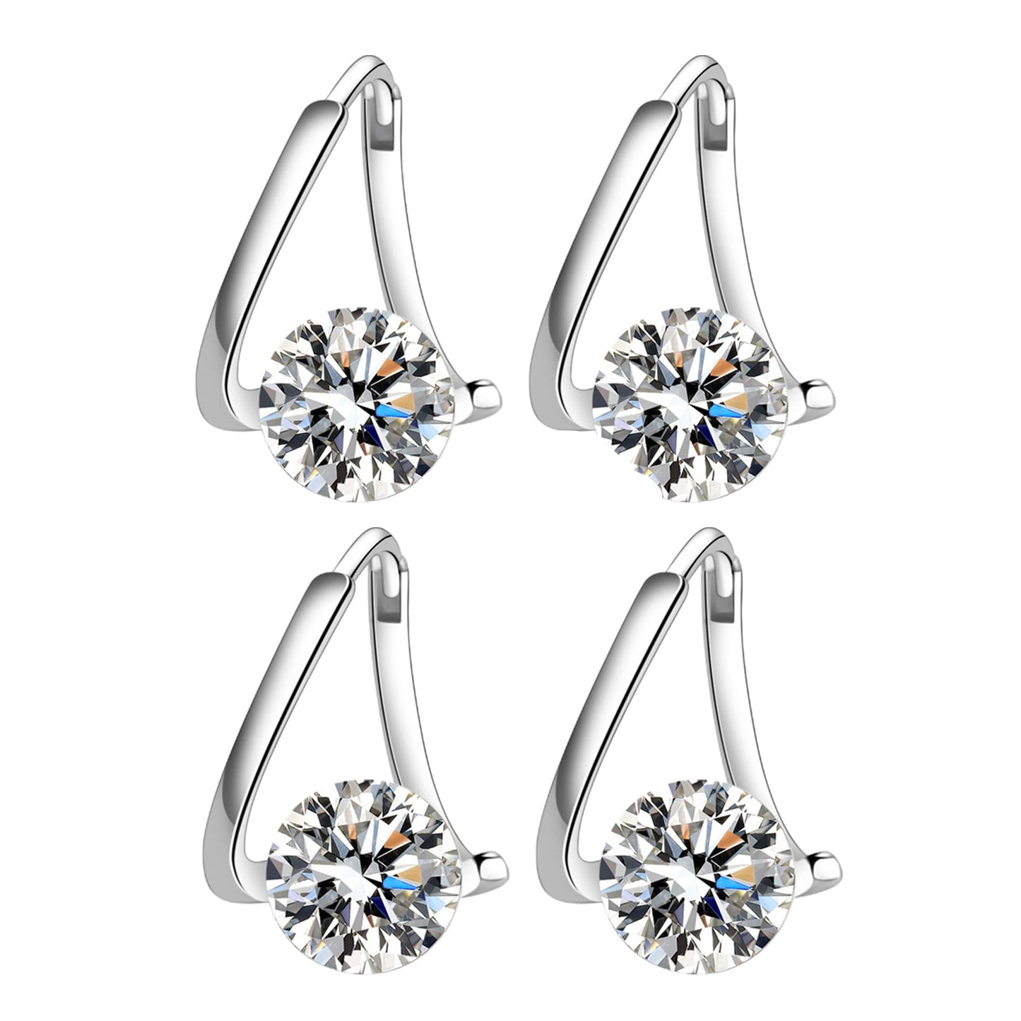 Lymphvity Germanium Earrings (2 Pairs Silver)