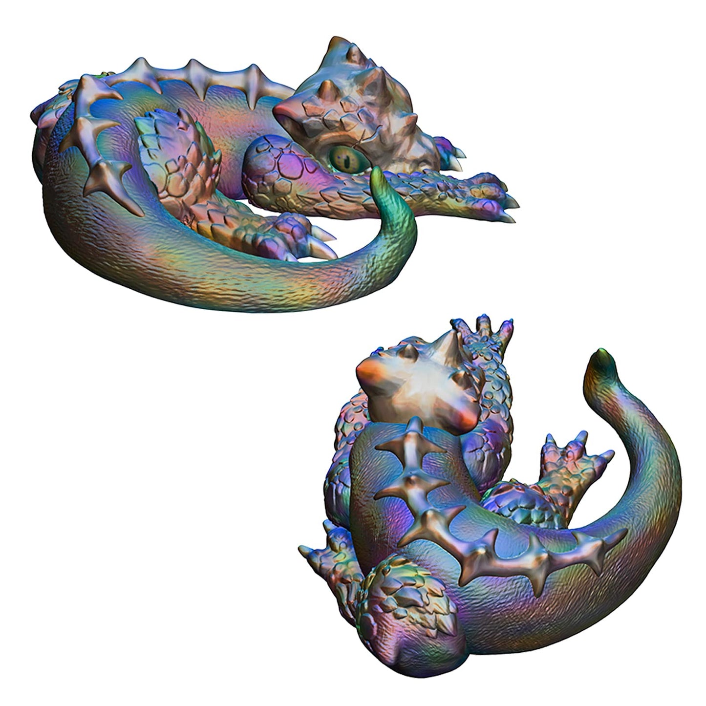 KAKIWYHHH Magical Skull Dragon 3D Epoxy Resin Silicone Mold for Fondant Sugar Craft, Cake Topper Decorating, Polymer Clay, Plaster