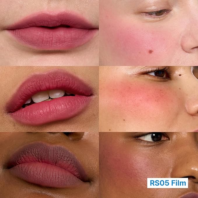 fwee Blurry Pudding Pot + Keychain SET | Airbrushed Blush & Lip, Buildable Pigment, Long-lasting, Lightweight, Easy to Blend, Natural Soft Matte Finish Makeup – Film (Rosy Mauve) | 0.17 oz