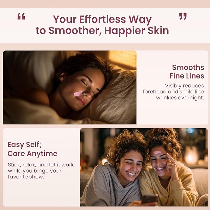 Anti-Wrinkle Patches, BEGOODSKIN, Face Lift Tape, Smile Line, Forehead& Under Eyes Wrinkle Patches, Wrinkle-Reducing for Skin, Overnight Smoothing& Tightening, Wrinkle Treament Remover, 128Patches