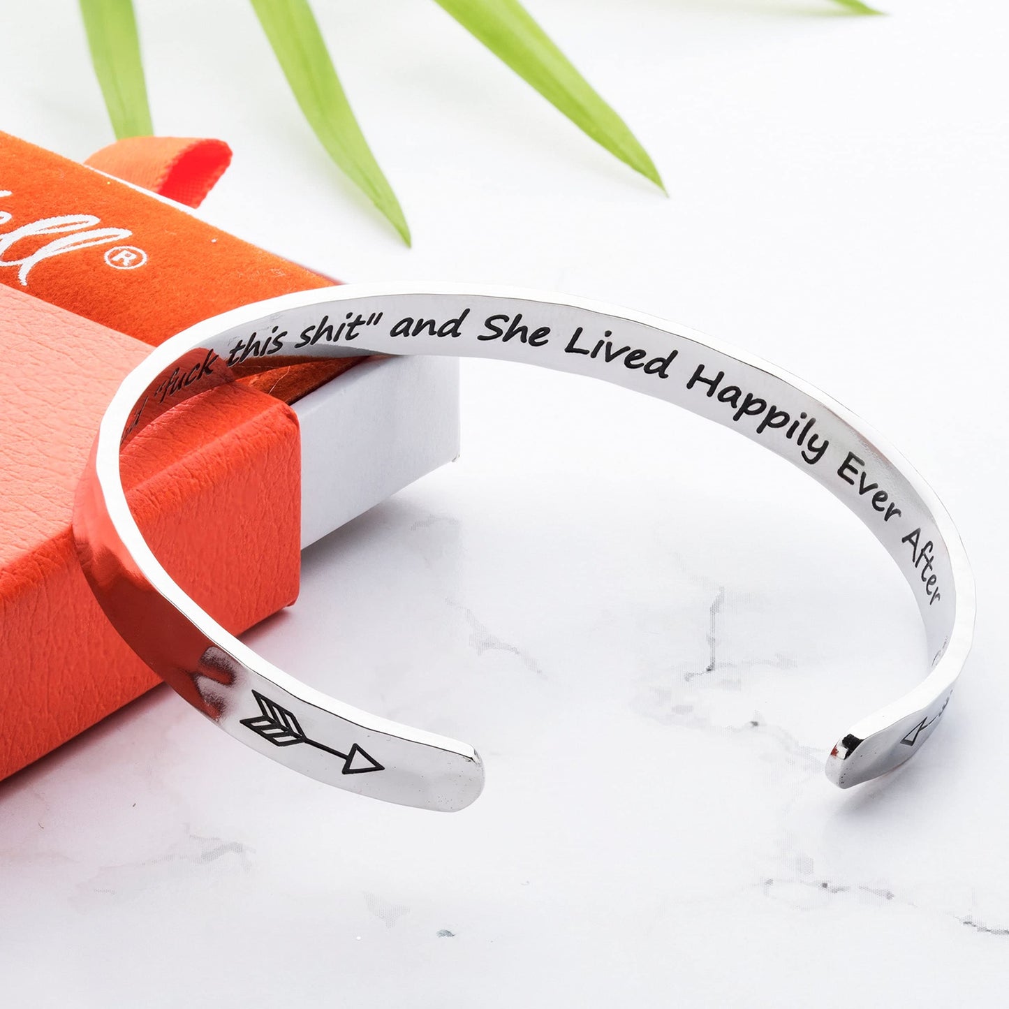 Carviell Bracelets for Women, Cheer Up Gift, Humorous Retirement Jewelry, Coworker Present, Divorce, Funny Jewelry, Farewell Work Friendship Cuff