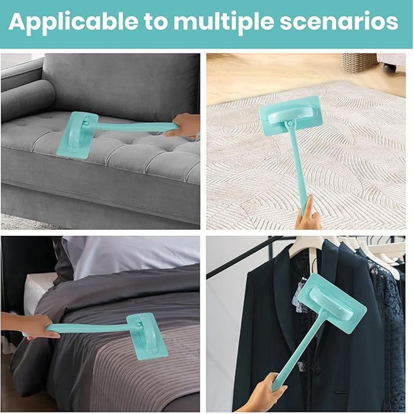 HEEPDD Window Screen Cleaner, Brushes Mesh Screen Kit for, Skylight and Sliding Doors Window Cleaner, ABS Material, Efficient Nan Household Daily