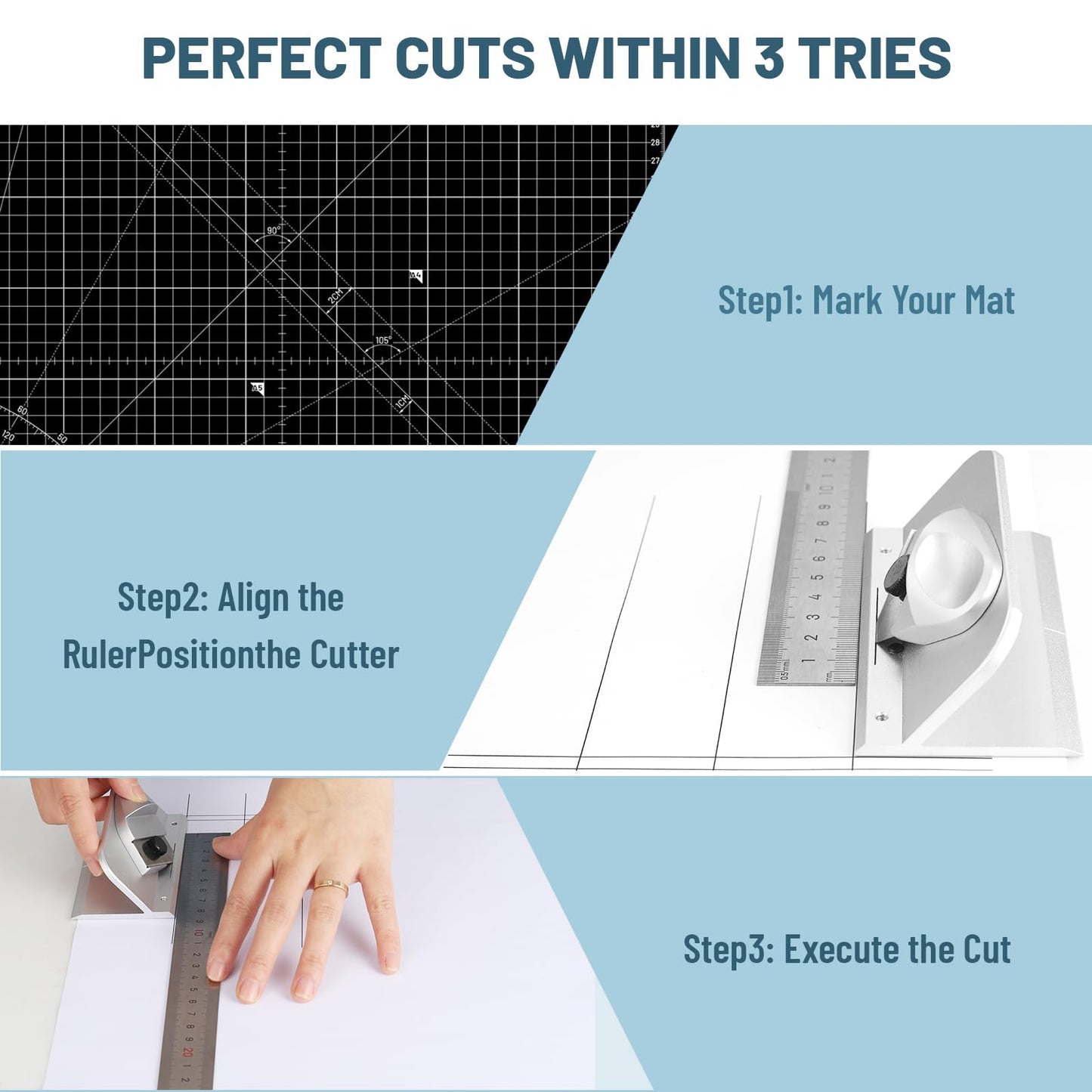 SCZS Retractable Mat Cutter for Framing, 45° Bevel Blade Mat Board Cutter Tool for Artwork, The cutting depth can reach up to 3mm,For cutting foam boards, plastic boards, Artistic photos.