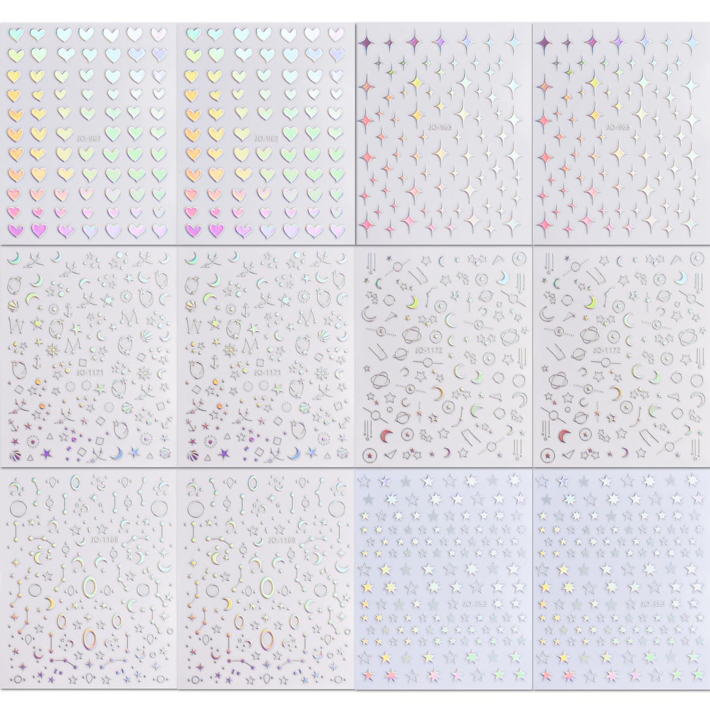 White Bow Nail Stickers for Nail Art 5D Self Adhesive White Nails Art Stickers Bow Nail Decals with Rhinestone Design Embossed Bow Decoration Accessories for Women Girls