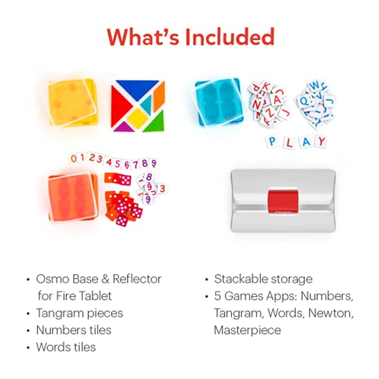Osmo Genius Starter Kit for Kids Ages 6–10 | 5 Educational Learning Games | Fire Tablet Compatible | Educational STEM Learning System | Base Included
