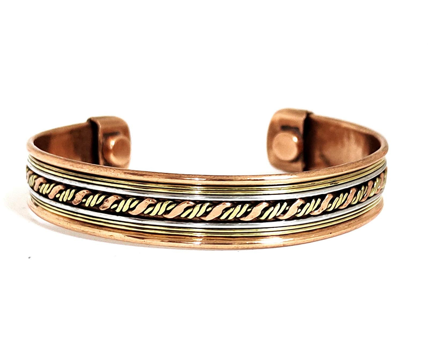 Sawcart Set Of 4 Copper Bracelet Pure Copper Therapy Effective & Natural Relief Cuff for Men's & Women's