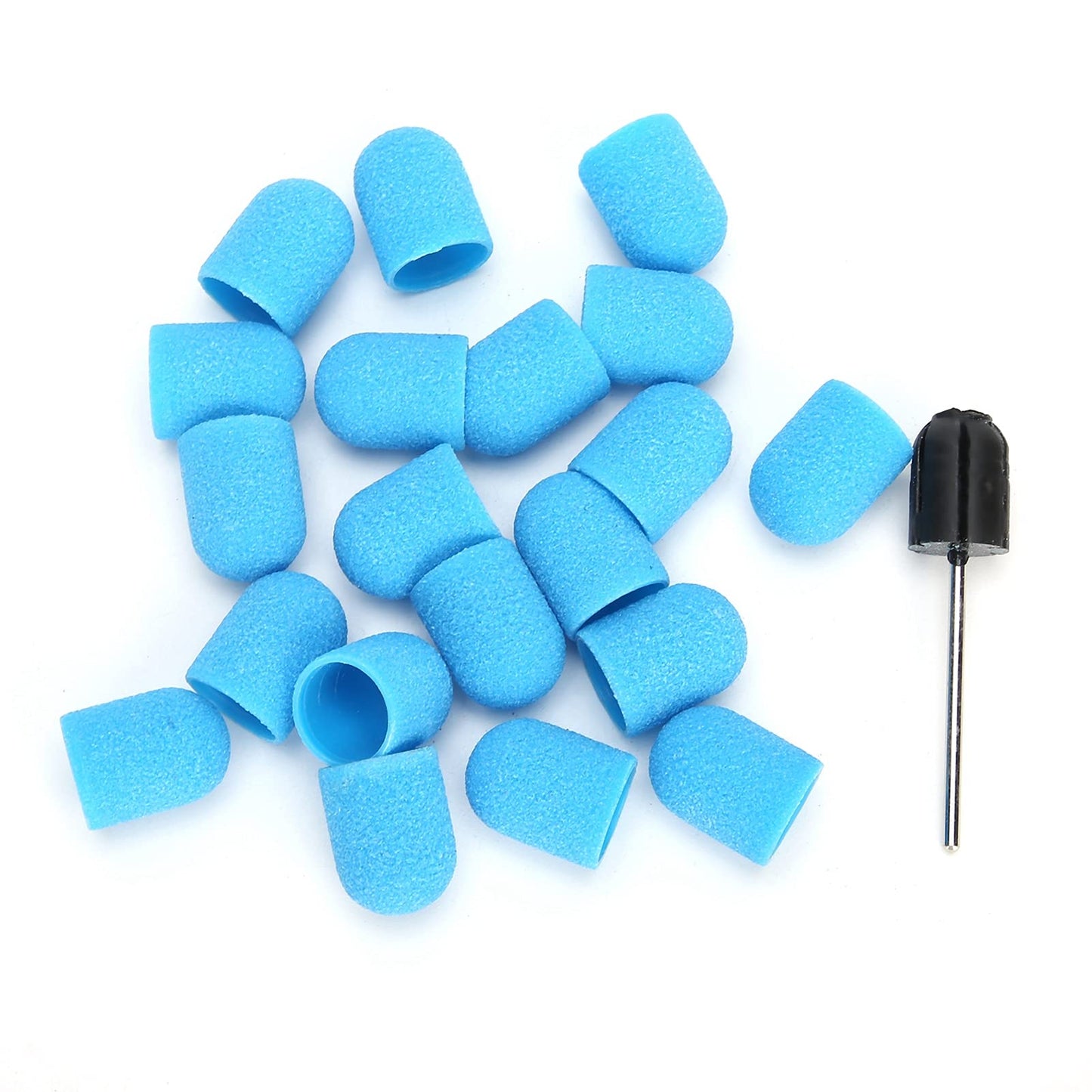 Nail Drill Bits Kit, Nail Art Sanding Nail Drill Bits Polishing Grinding Sanding Bands Set Nail Drill Head Accessory for Manicure Pedicure Nail Polishing Burr Home Salon Use 13 x