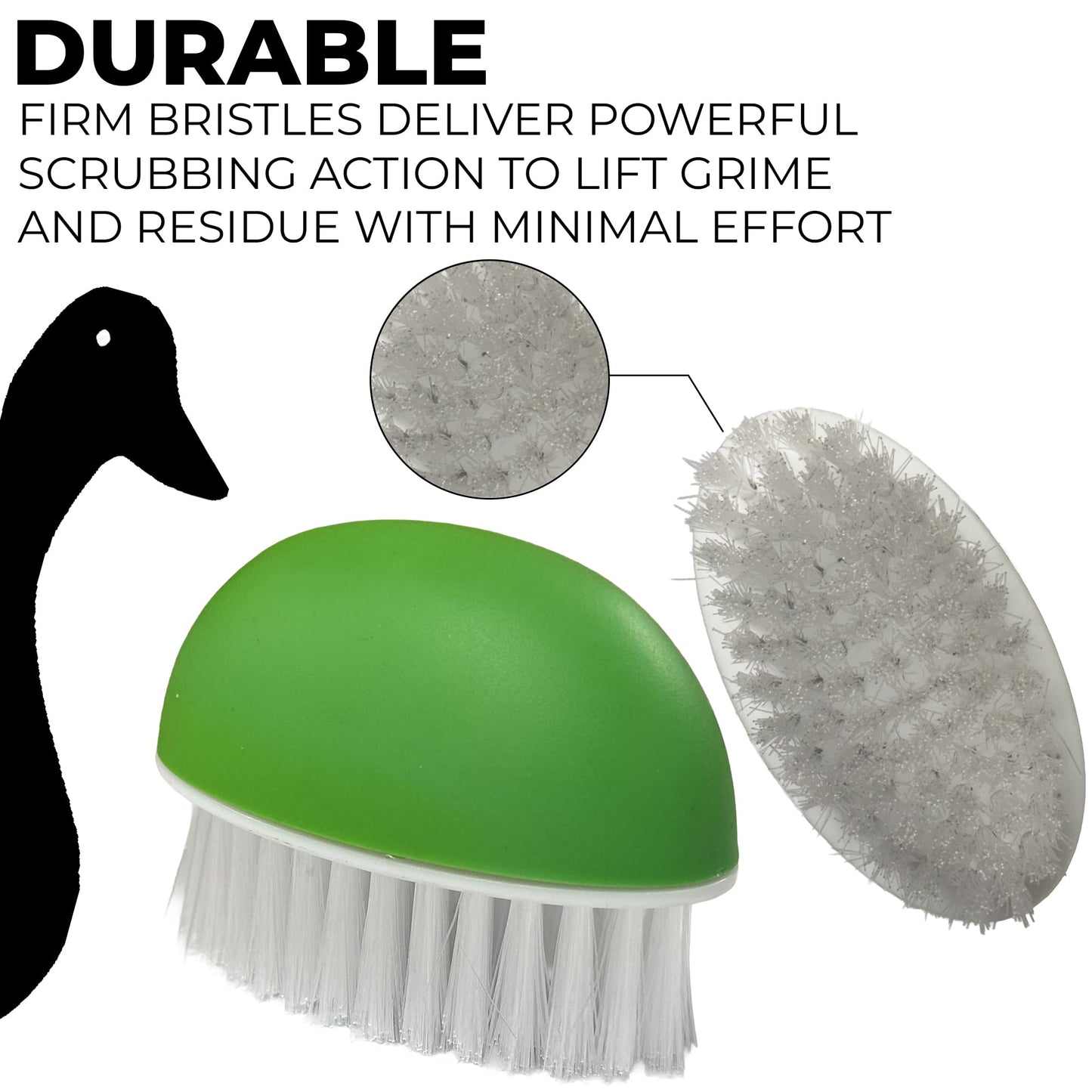 Set of Vegetable Brushes! Tough Scrubber - Green - A Quality Everyday Essential! (12)