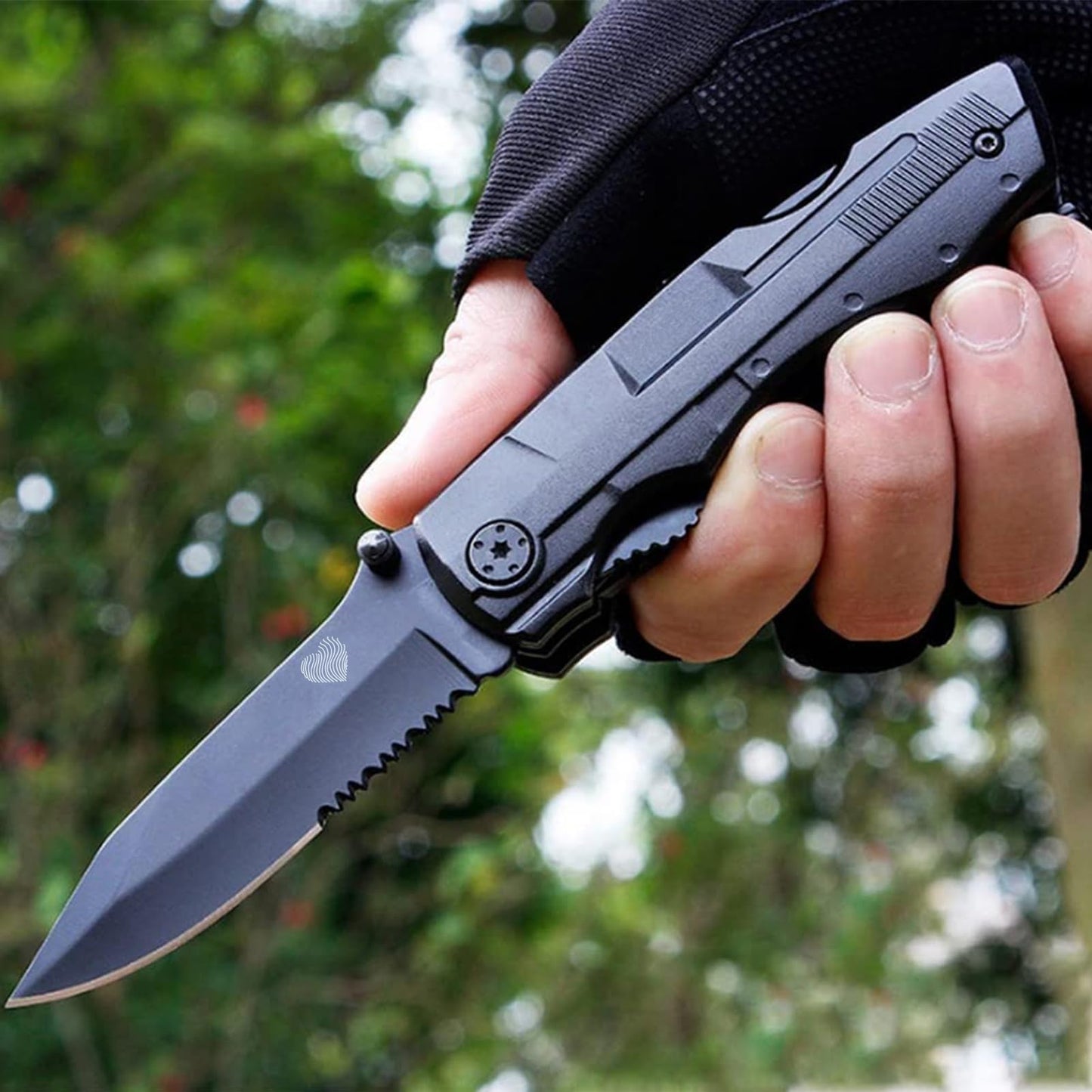 Unutes 14 in 1 Multitool Pocket Knife for Men, Tactical Multi-Tool Plier 9-in-1 screwdriver set with Nylon Sheath for Survival, Camping, Gifts Ideas for Dad, Husband