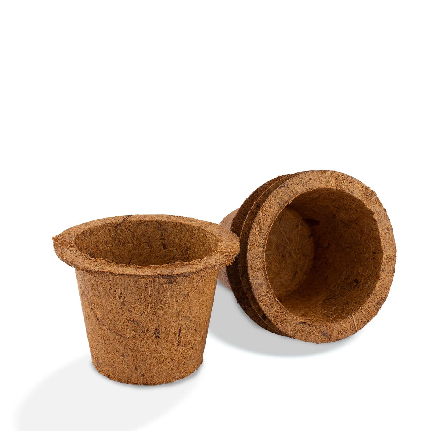 UBICON Premium Coco Coir Seed Starter Nursery Pots - 100% Natural, Sturdy & Breathable, Transplant-Friendly for Healthy Growth (12 Pots)