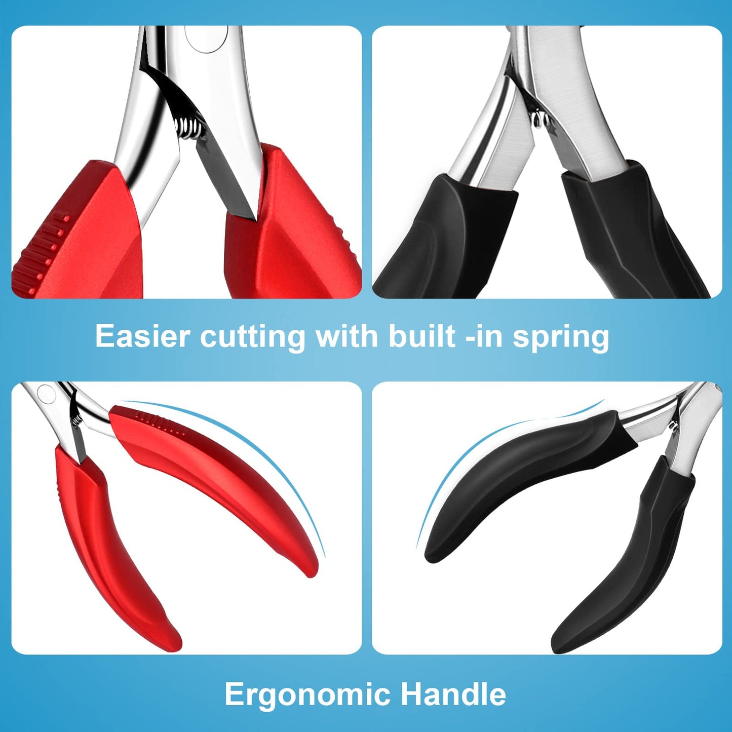 Orelex Toenail Clippers for Seniors Thick Toenails, Toe Nail Clippers Adult Long Handle for Men, Sharp Professional Heavy Duty Ingrown Toenail Tool for Men Women Elderly