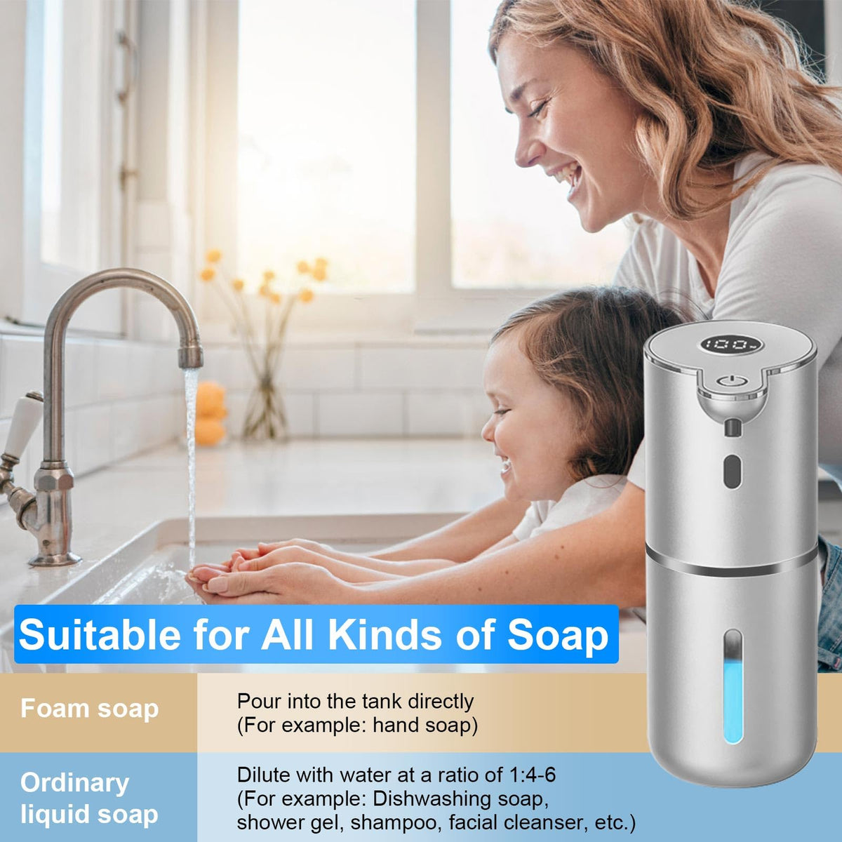 Automatic Foaming Soap Dispenser Touchless