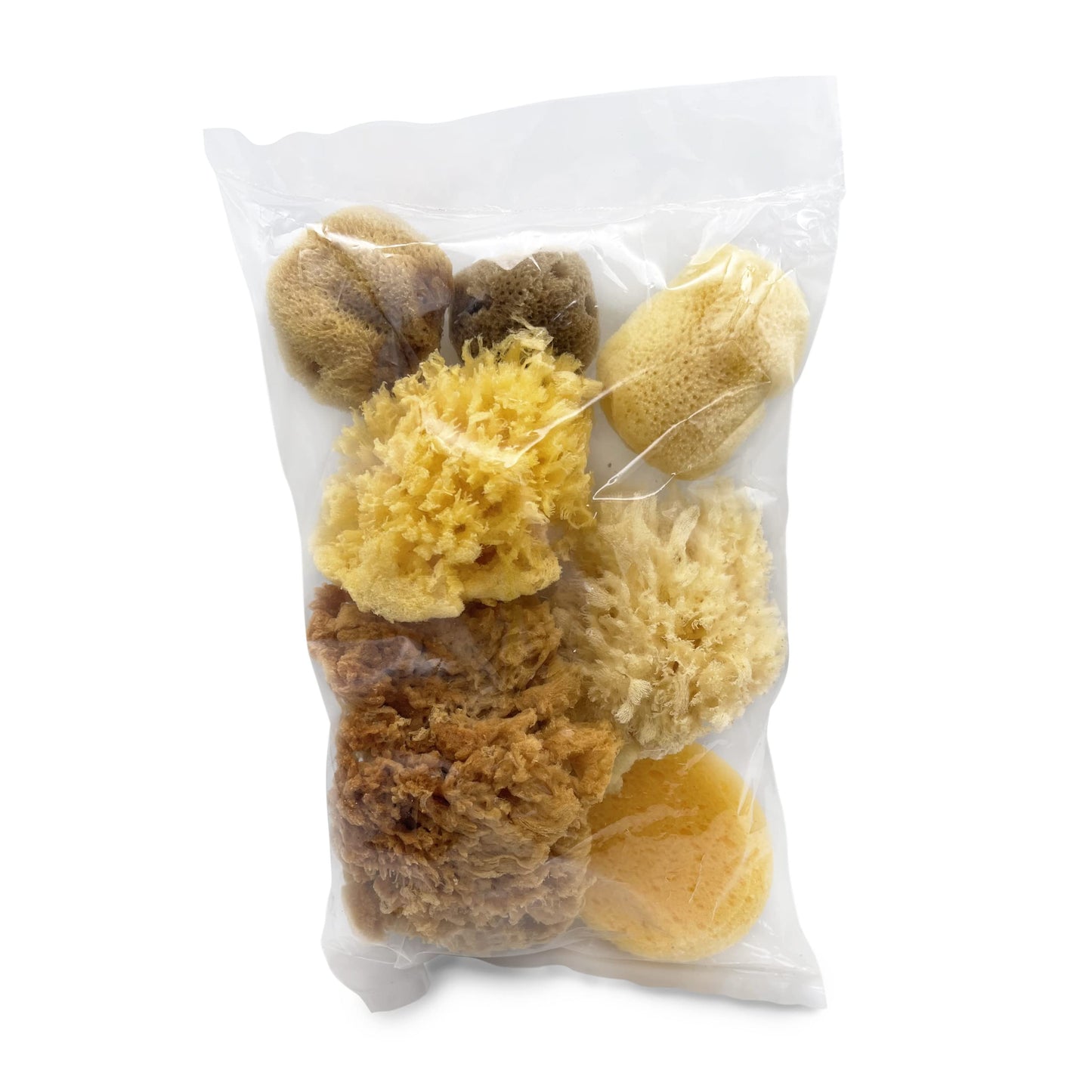 Lullingworth® Natural Sea & Synthetic Sponges - Assorted Sizes 7pc Value Pack for Crafts & Artists: Great for Painting, Acrylic Texturing, Hobbies, Art, Effects, Ceramics, Clay, Pottery