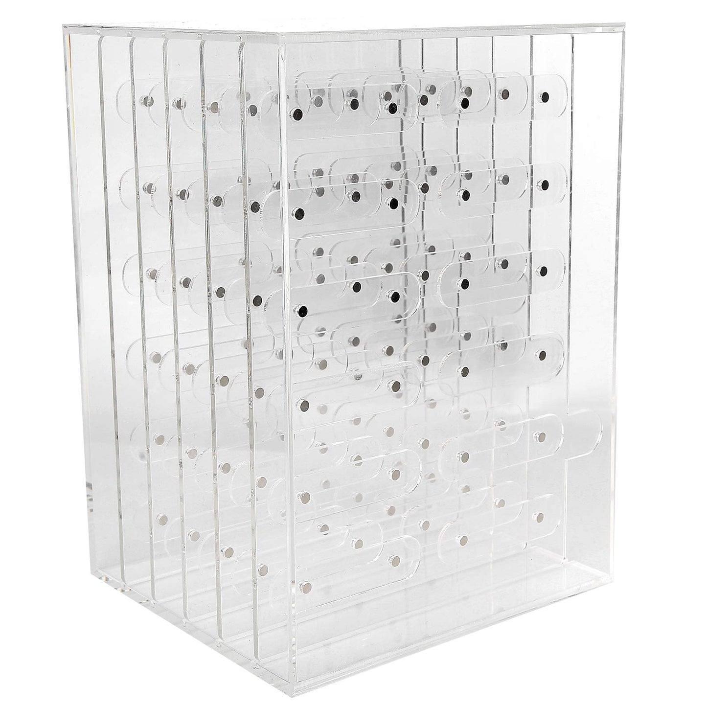 Nail Plate Display Stand, Anti-skid Easy To Disassemble Acrylic Panel Design Manicure Display Stand for Countertops for Cabinet for Decoration and