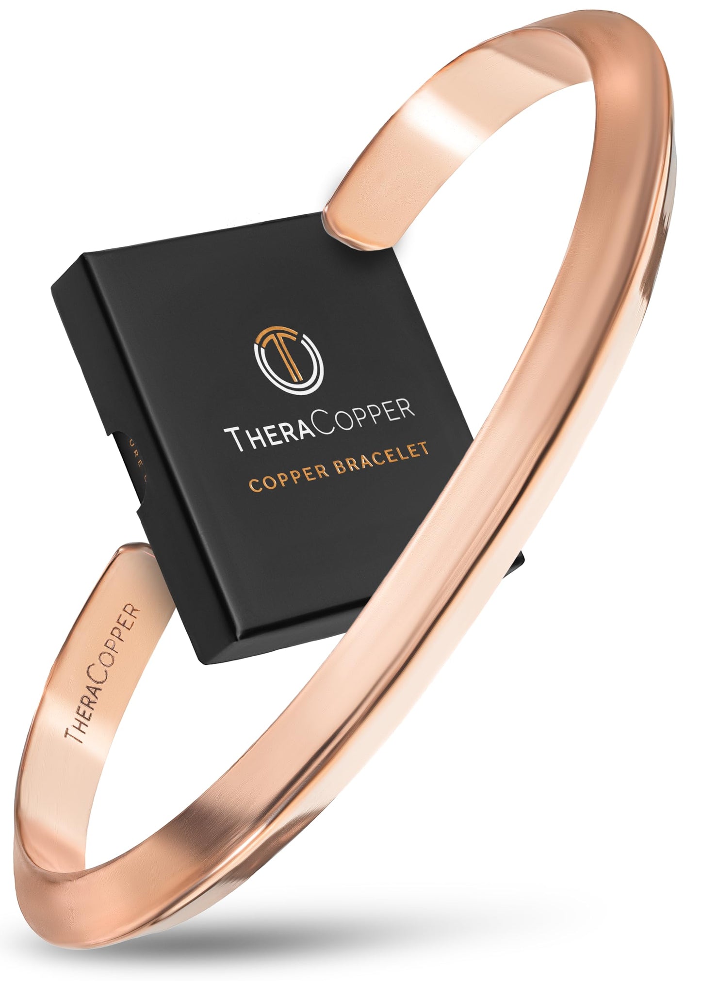 TheraCopper Copper Bracelet for Men & Women — 100% Pure Copper Bracelets — Raw, Solid & Uncoated Authentic Handmade Tibetan Bracelet Cuff Bangles (Prism)