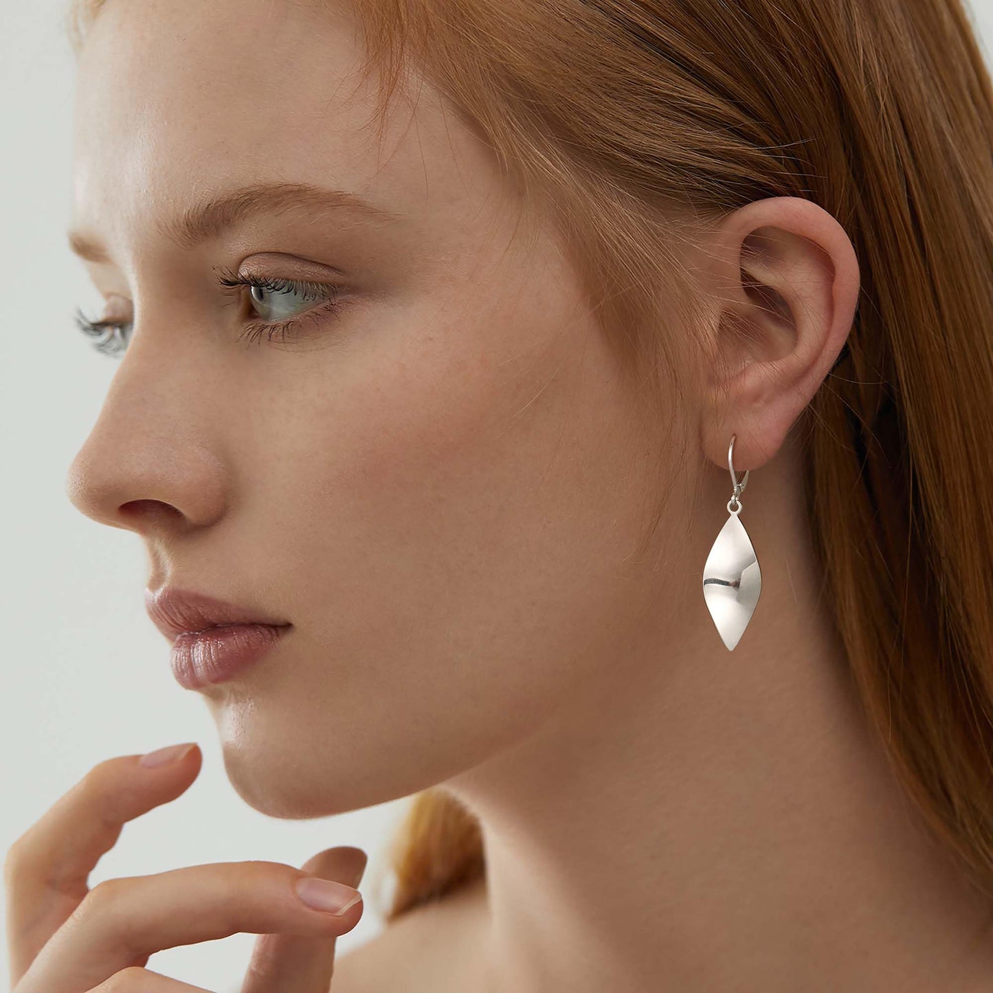 925 Sterling Silver Dangle Earrings for Women Leverback Teardrop Earrings Hypoallergenic Silver Dangle Drop Earring for Gifts (Filigree-B-G)
